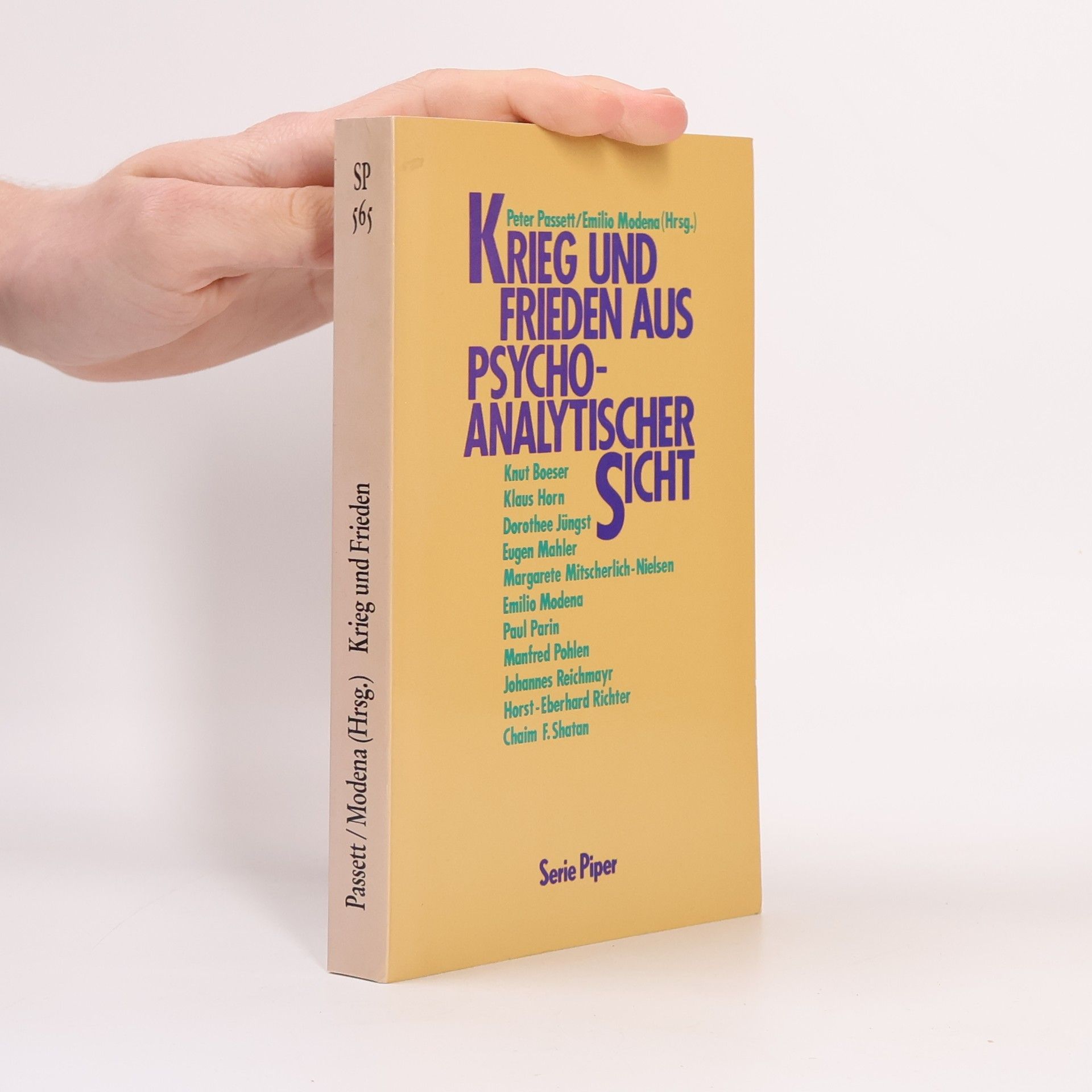 Peter Passett Krieg und Frieden aus psychoanalytischer Sicht