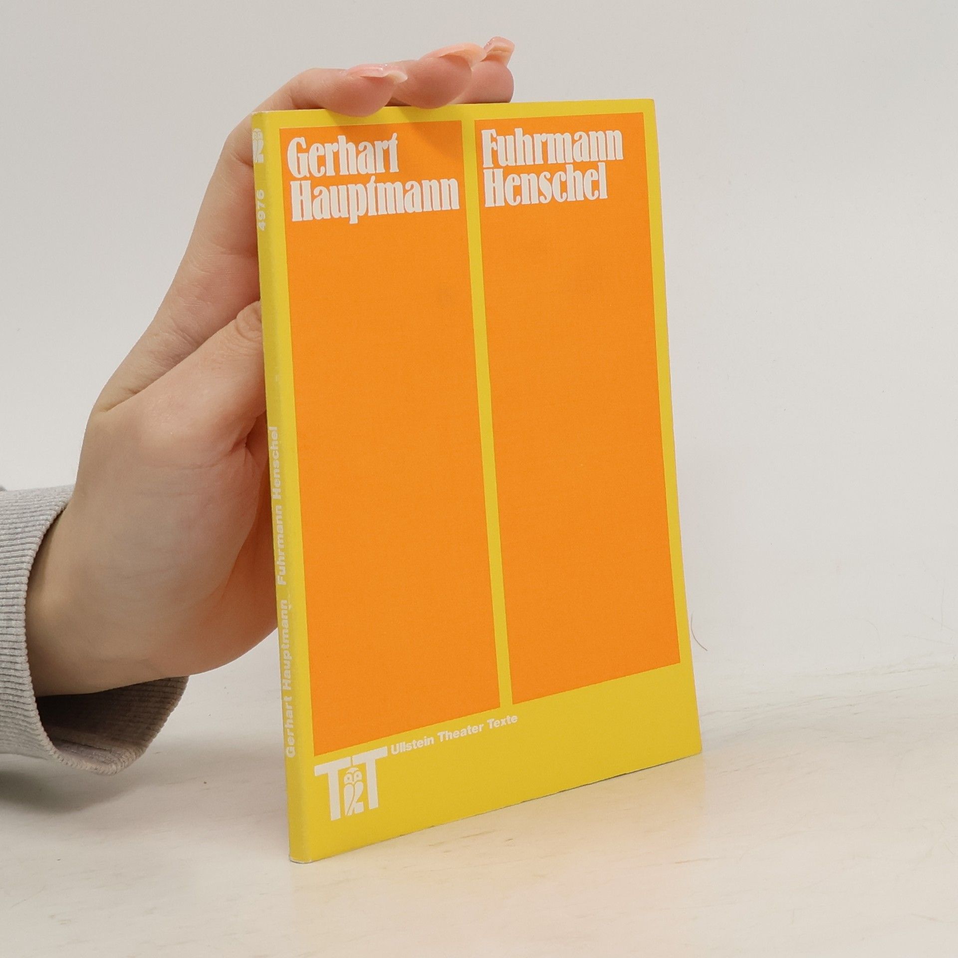 Gerhart Hauptmann Fuhrmann Henschel. Schauspiel