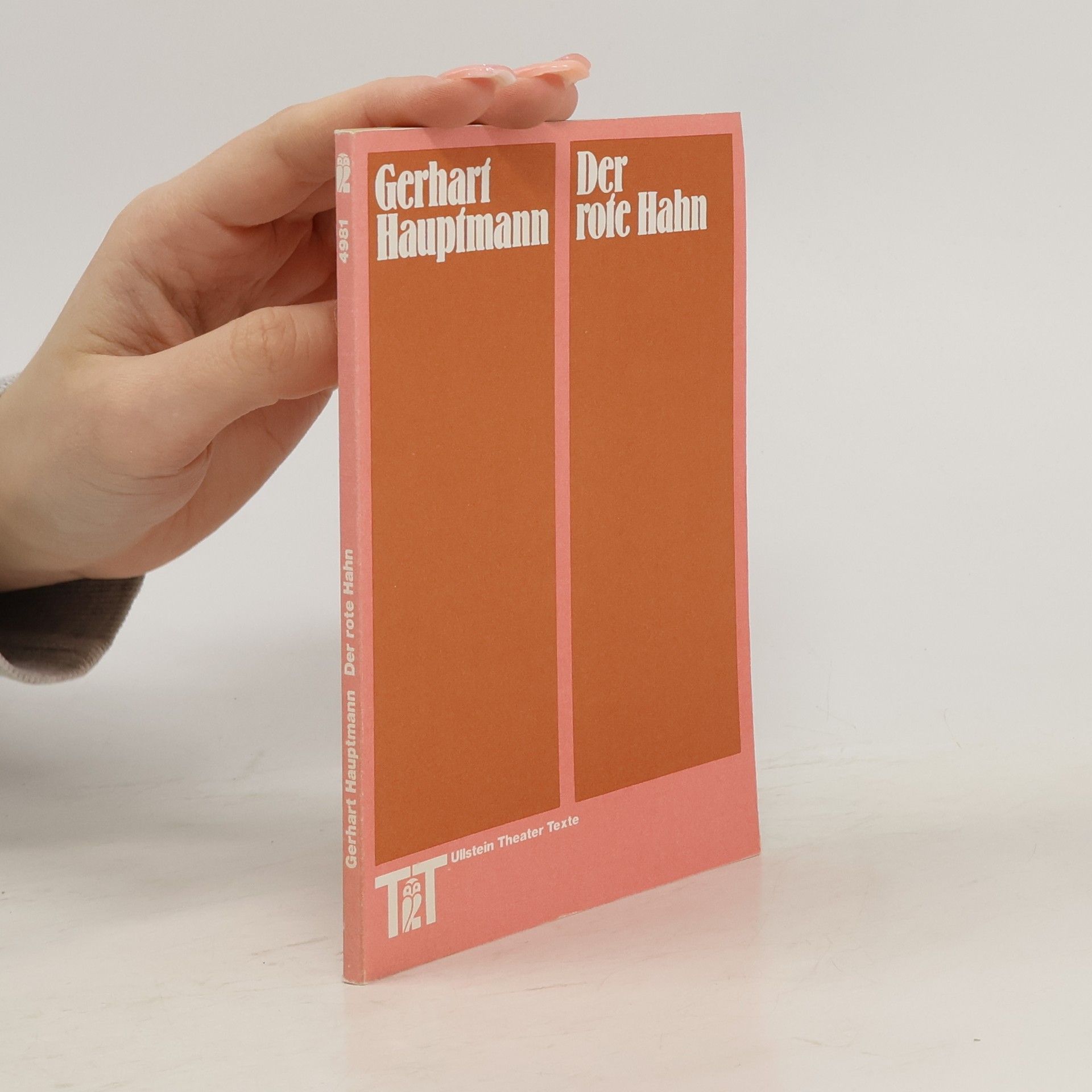 Gerhart Hauptmann Der rote Hahn