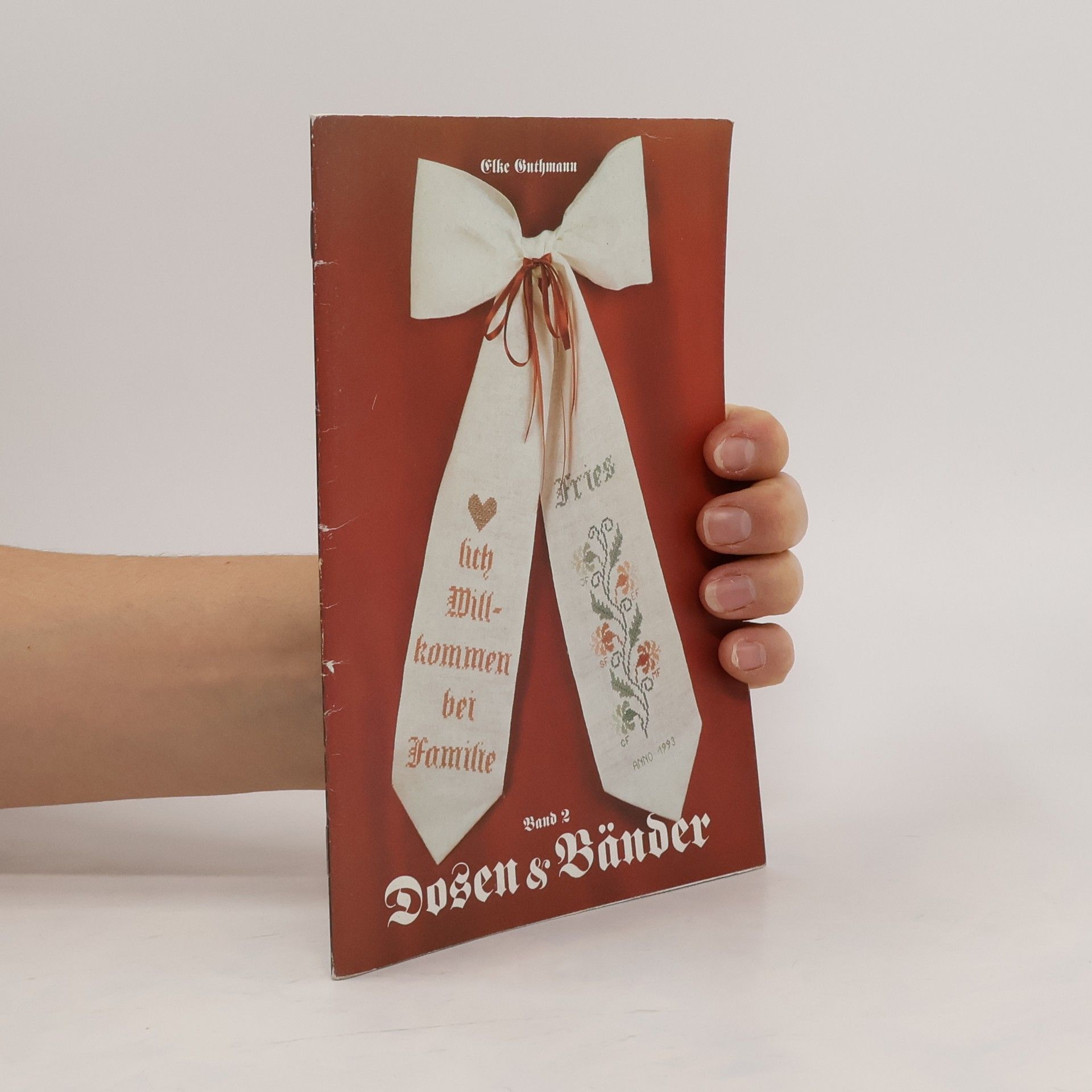 Anleitungen für Kreuzstichstickerei mit alten Schreib- und Stickmustern - 2: Dosen & Bänder