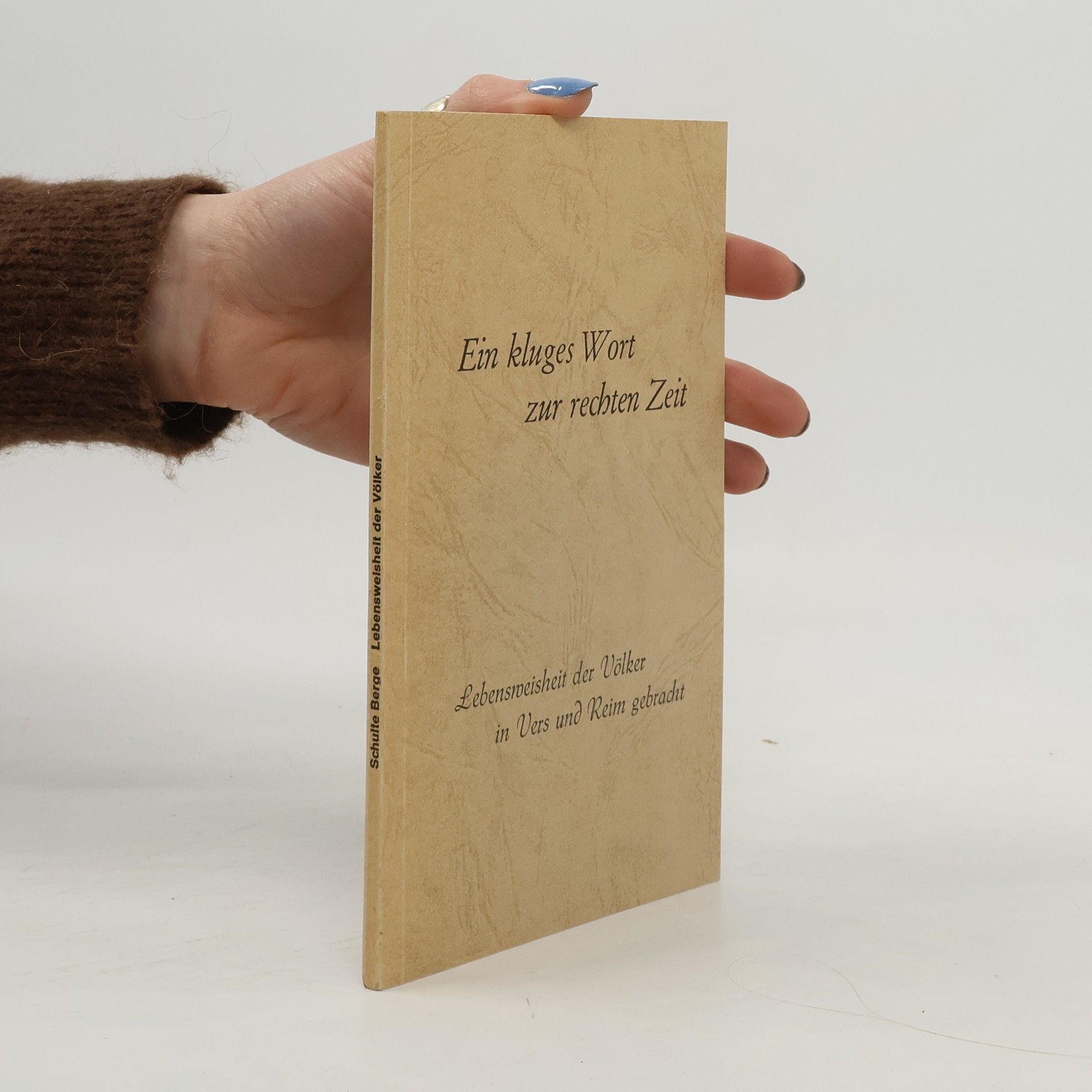 Ein kluges Wort zur rechten Zeit