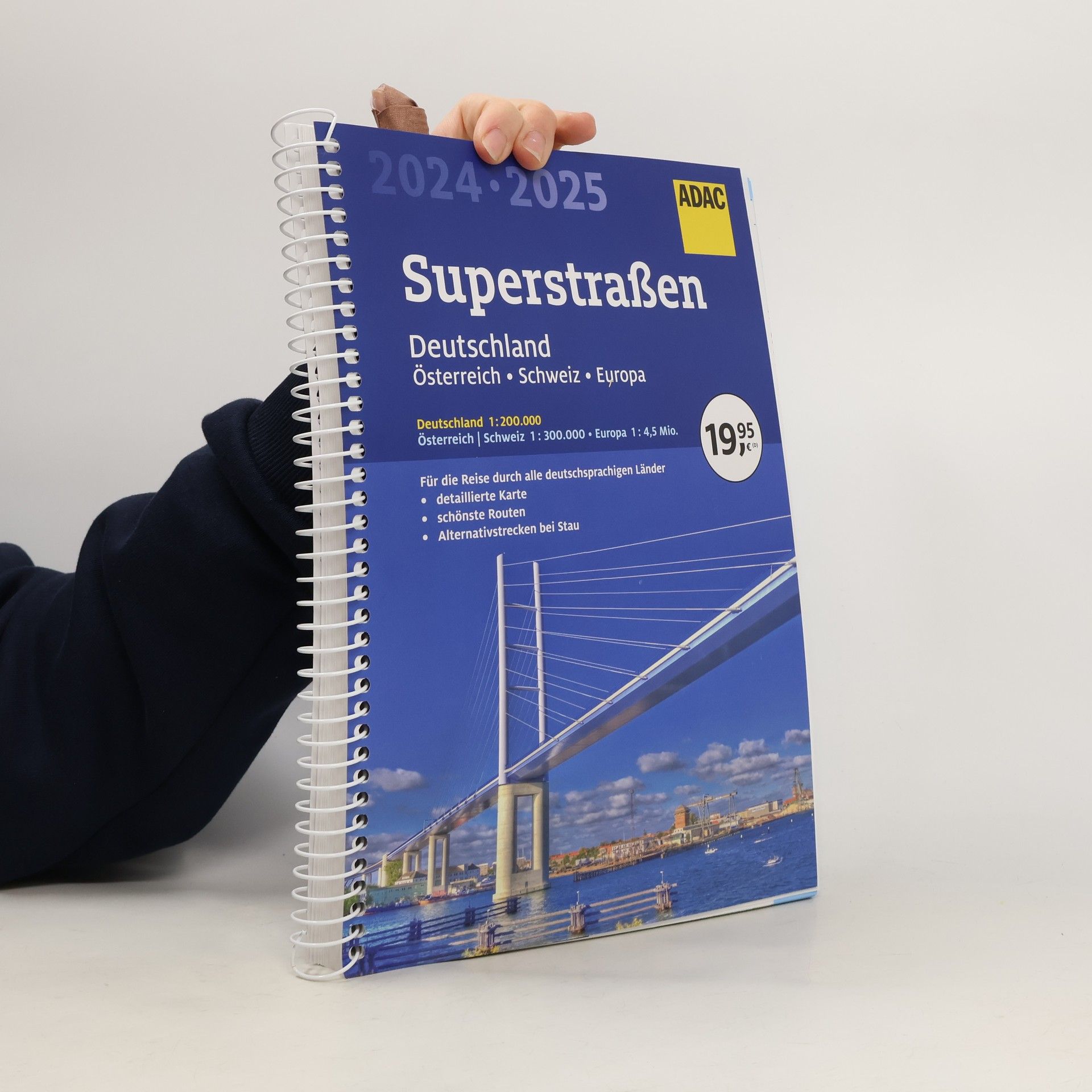 Autorenkollektiv ADAC Superstraßen 2024/2025 Deutschland 1:200.000, Österreich, Schweiz 1:300.000