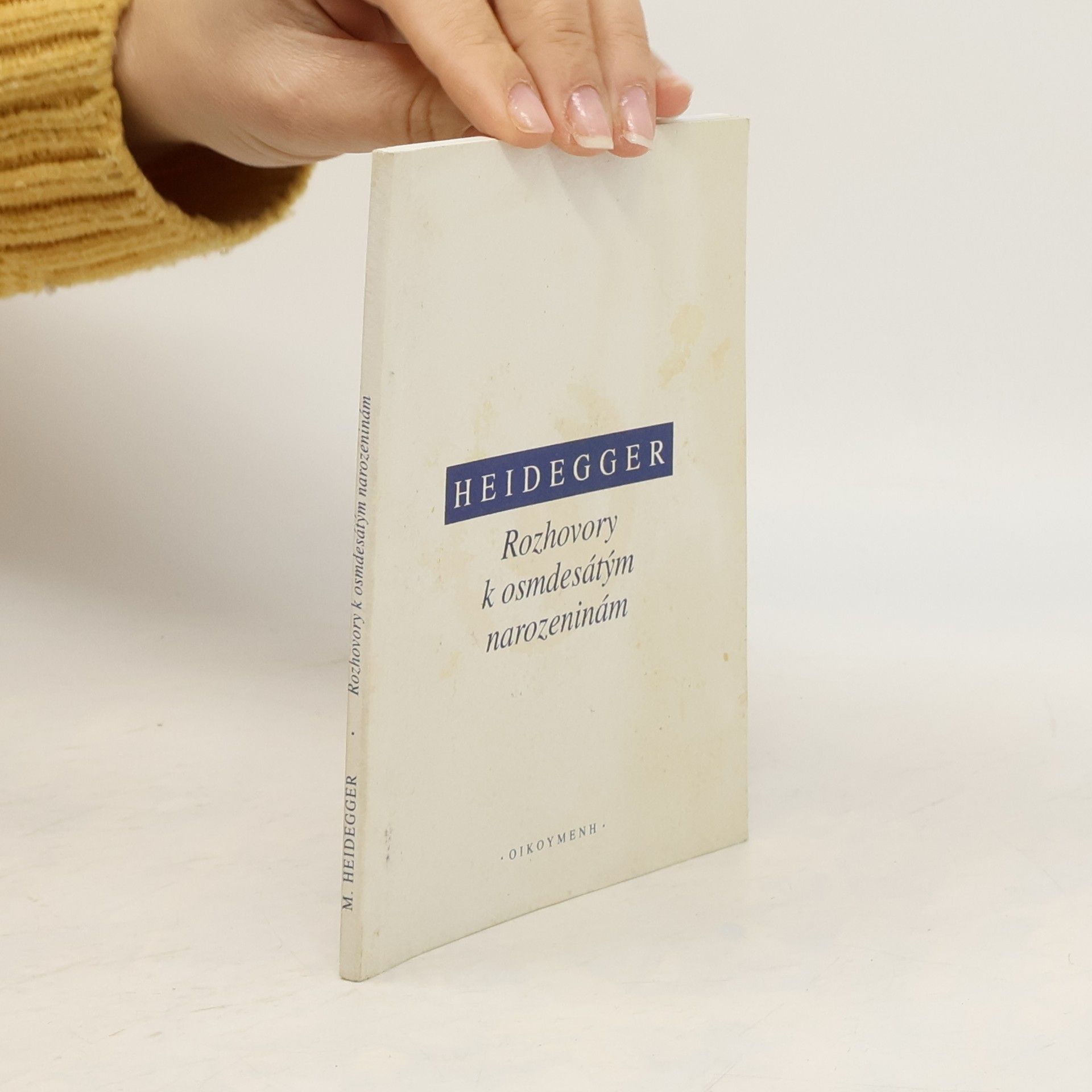 Martin Heidegger Rozhovory k osmdesátým narozeninám