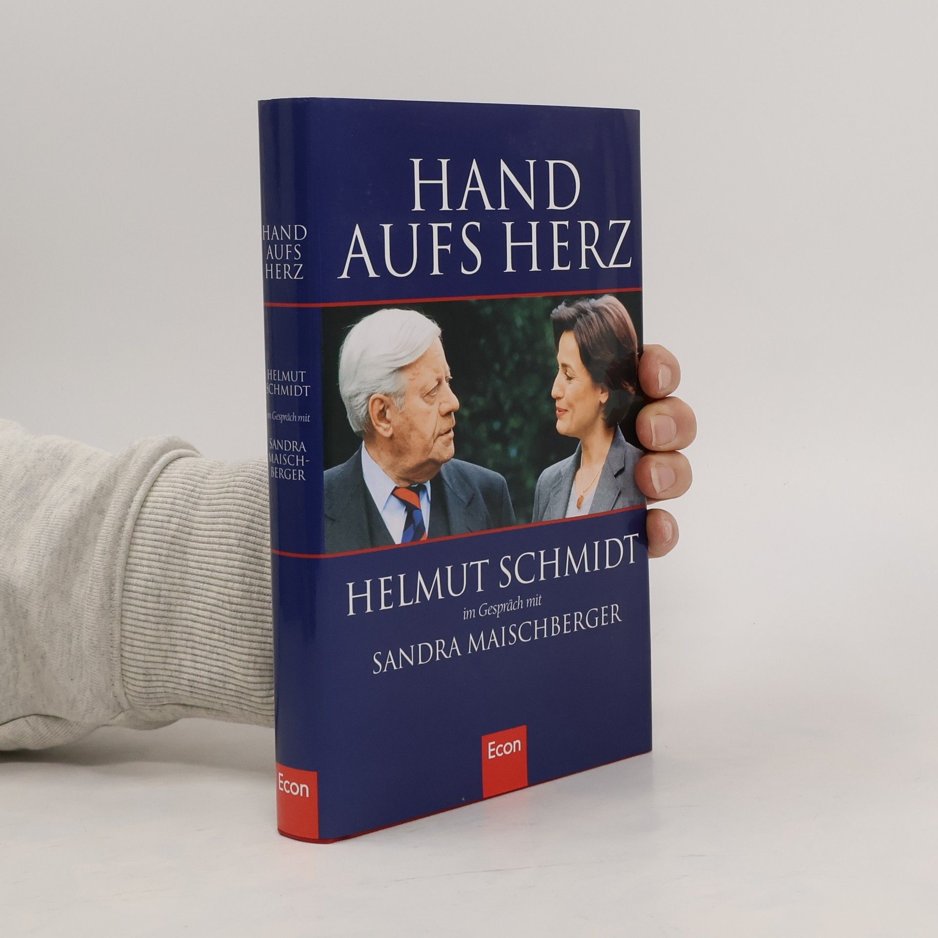 Helmut Schmidt Hand aufs Herz