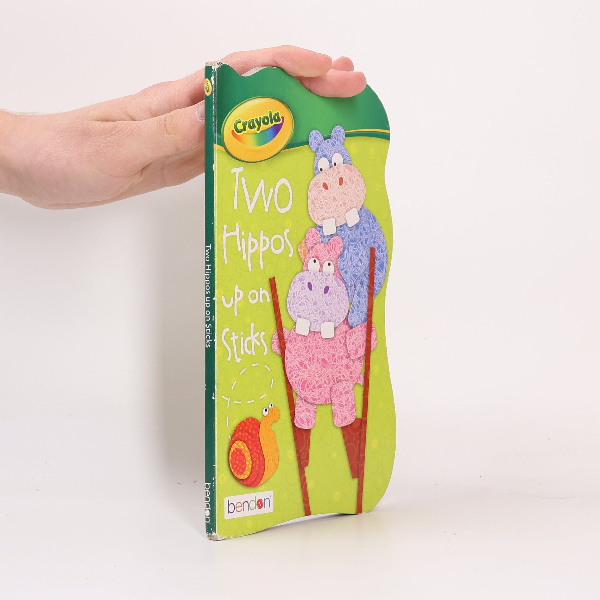 Two Hippos Up on Sticks