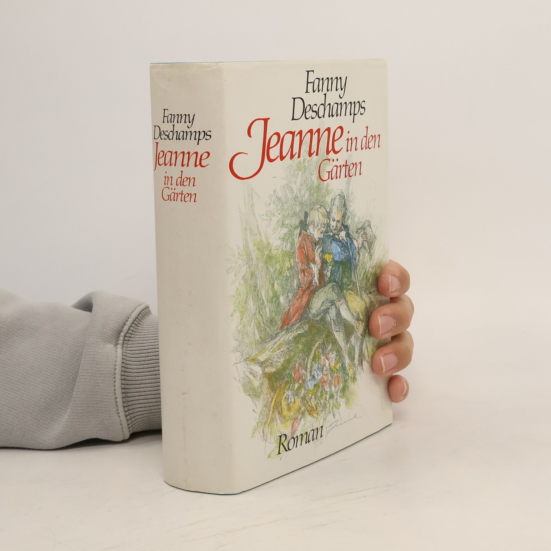 Jeanne in den Gärten