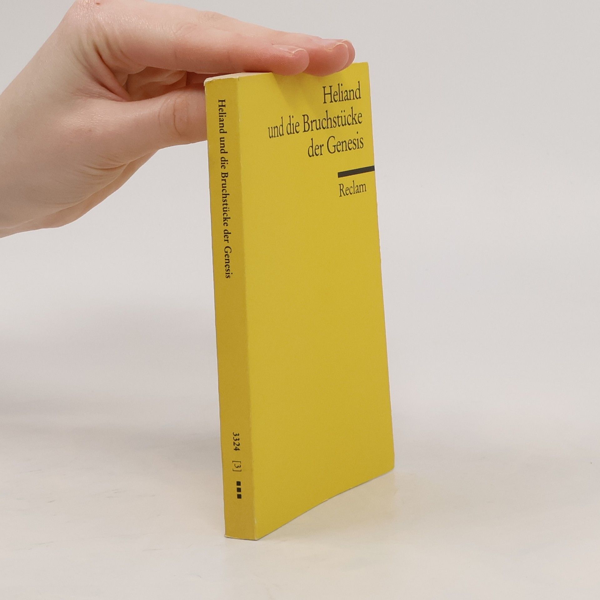 Felix Genzmer Heliand und die Bruchstücke der Genesis