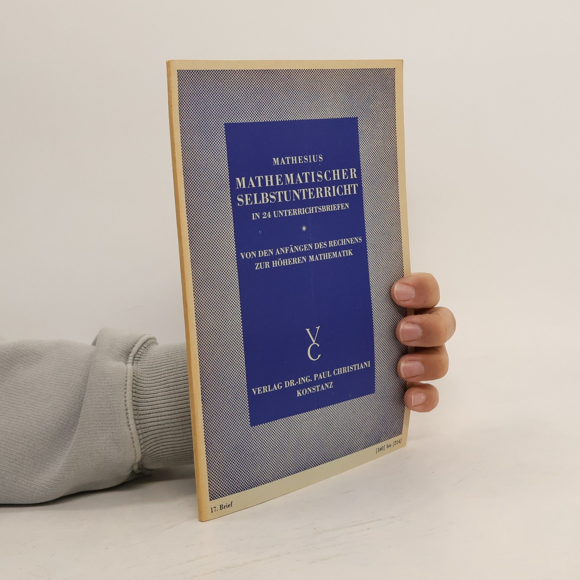 Paul Mathesius Mathematischer Selbstunterricht in 24 Unterrichtsbriefen