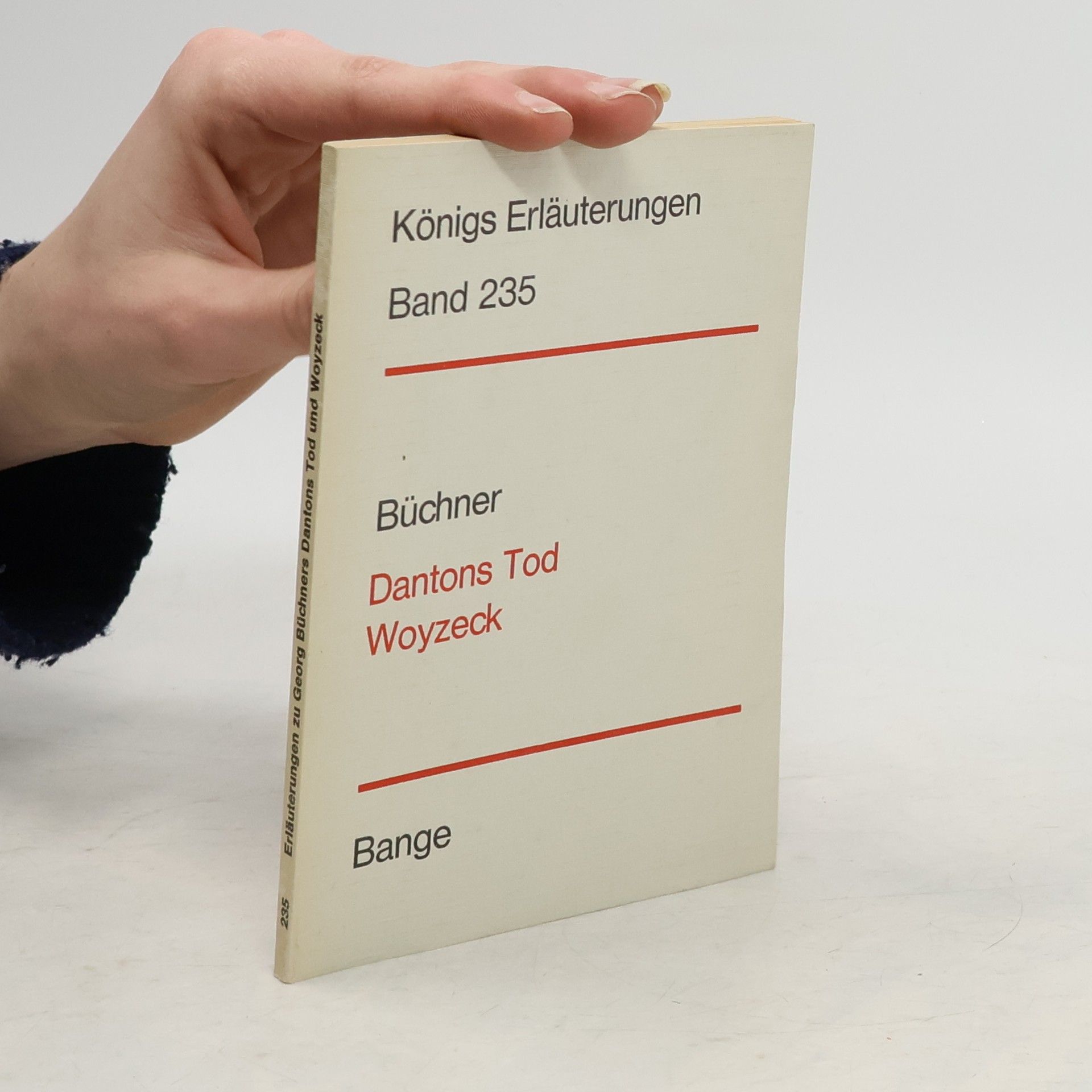 Karl Brinkmann Erläuterungen zu Georg Büchners Dantons Tod und Woyzeck