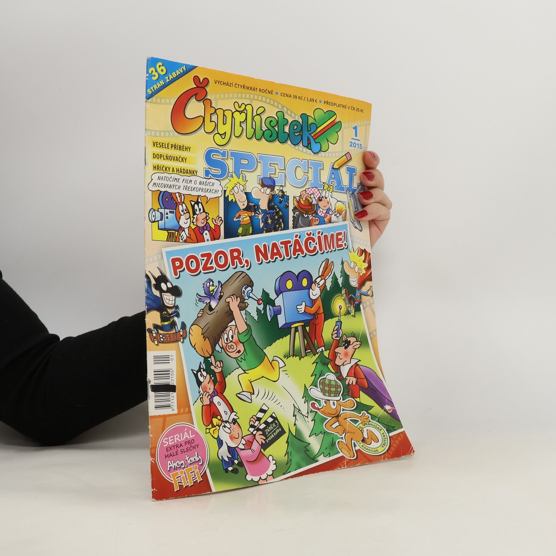 Kolektiv autorů Čtyřlístek speciál 1/2015 - Pozor, natáčíme!