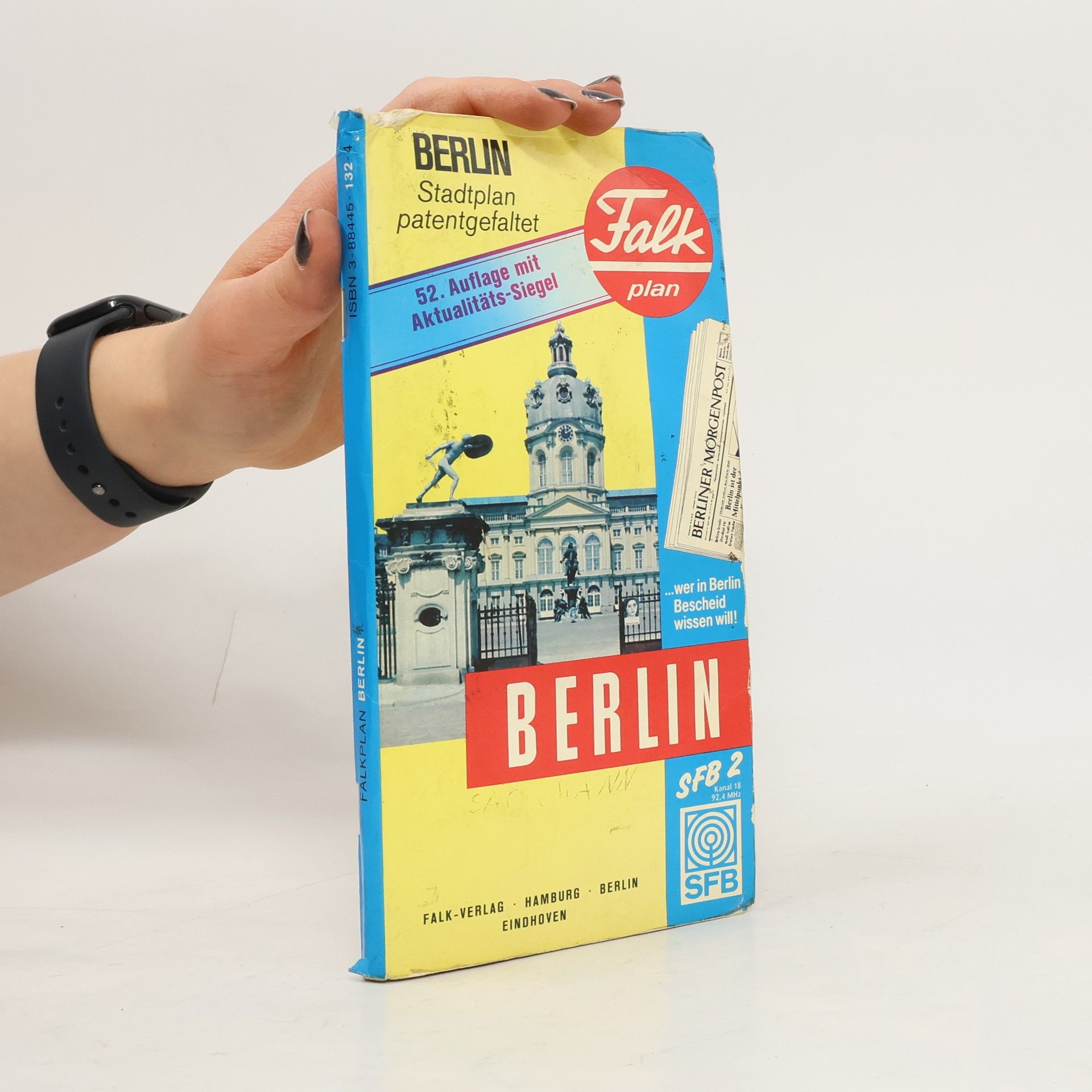 Autorenkollektiv Berlin. Stadtplan patentgefaltet