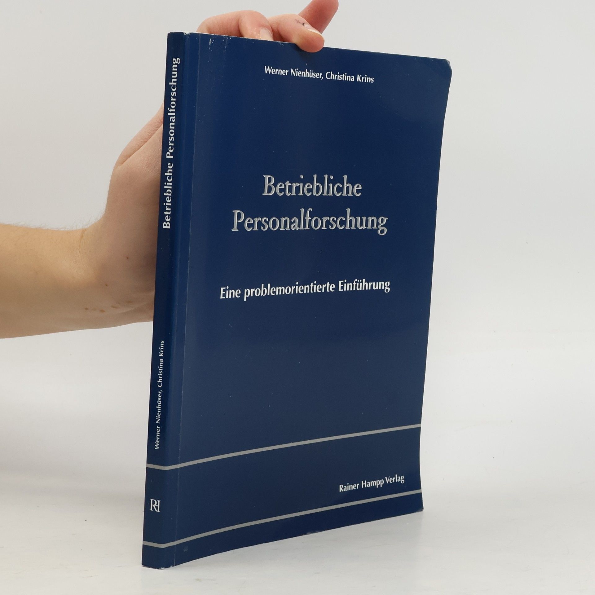 Werner Nienhüser Betriebliche Personalforschung