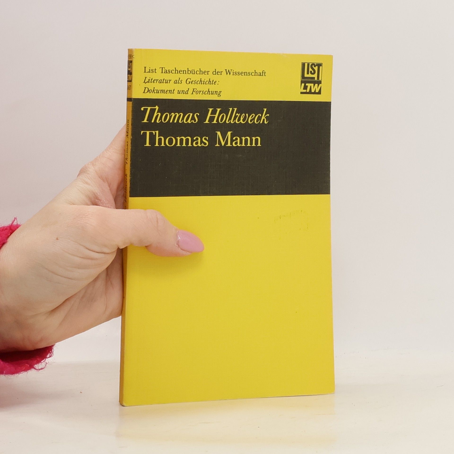 Thomas A. Hollweck Thomas Mann