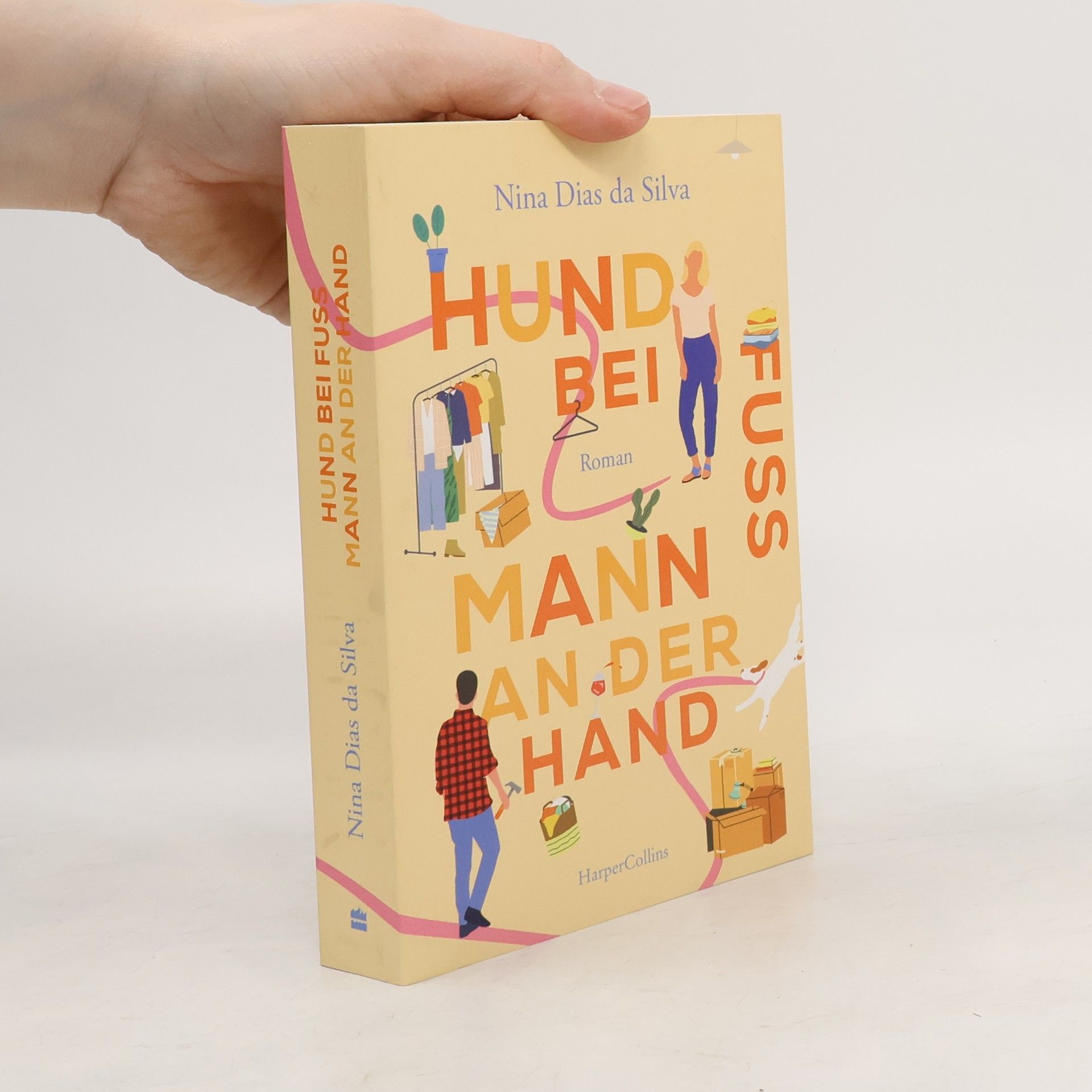 Hund bei Fuß, Mann an der Hand