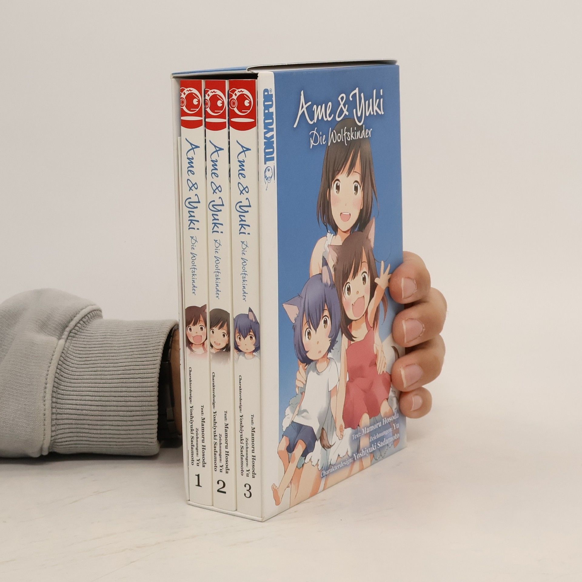 Mamoru Hosada Ame & Yuki - Die Wolfskinder Box, 3 Teile. Bd.1-3