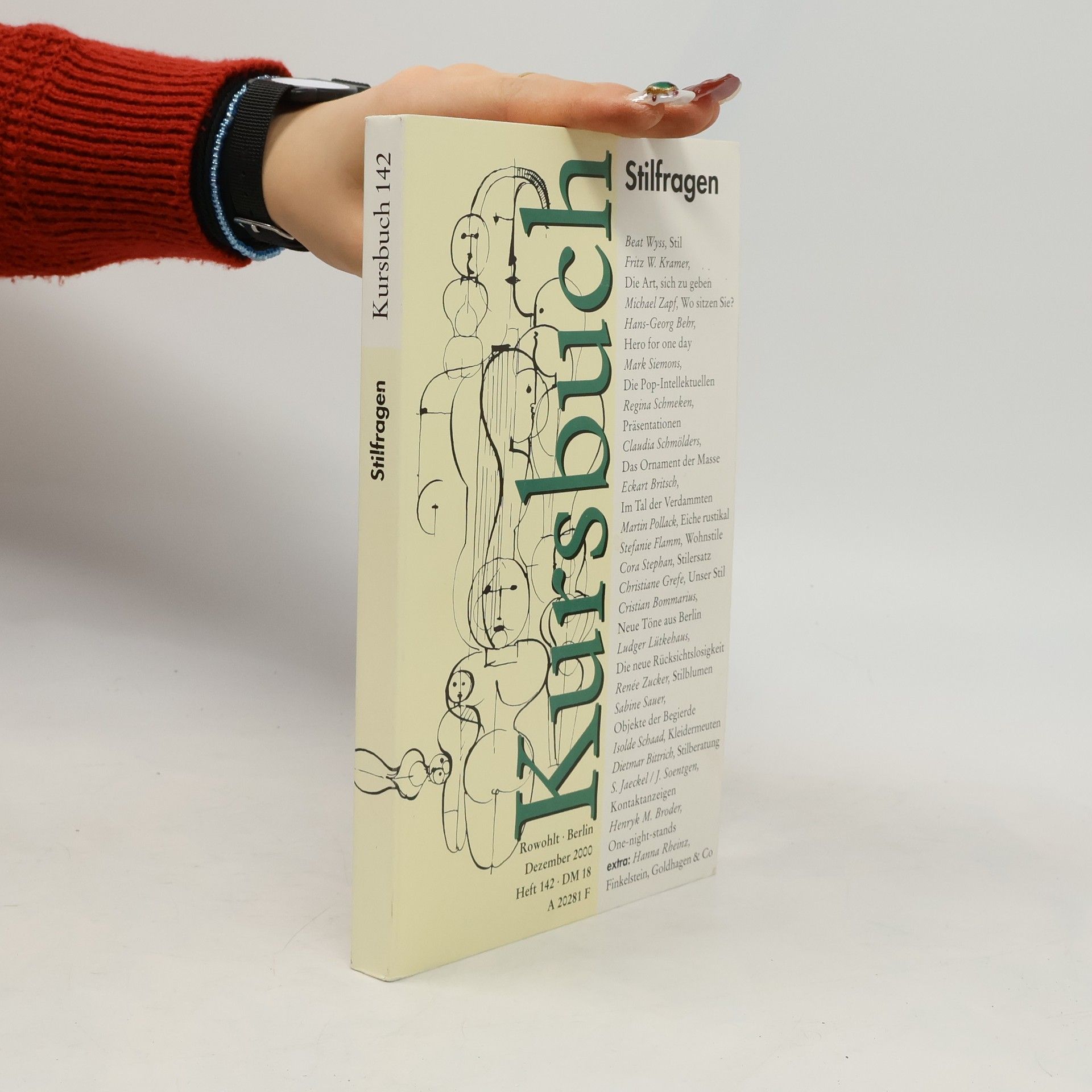 Kursbuch Heft 142: Stilfragen