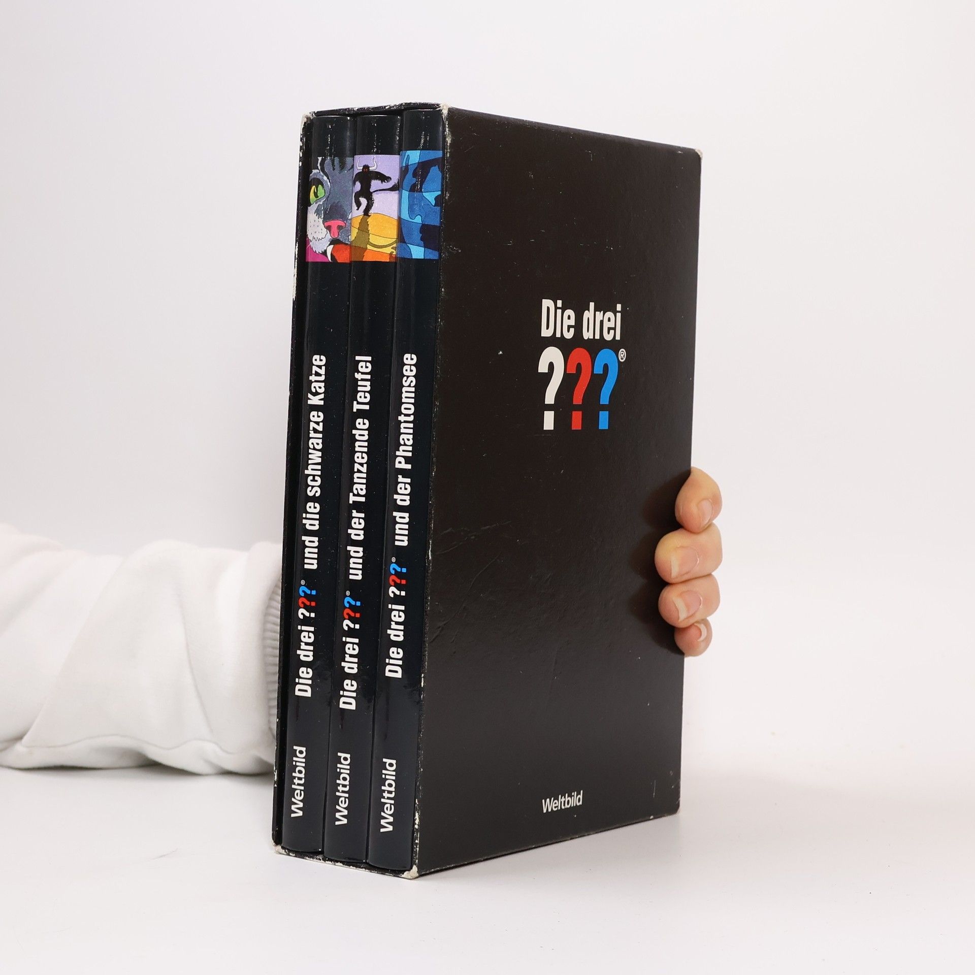 Dennis Lynds Die drei ??? ...und der Phantomsee / ...und die schwarze Katze / ...und der tanzende Teufel (3 Bände im Schuber)