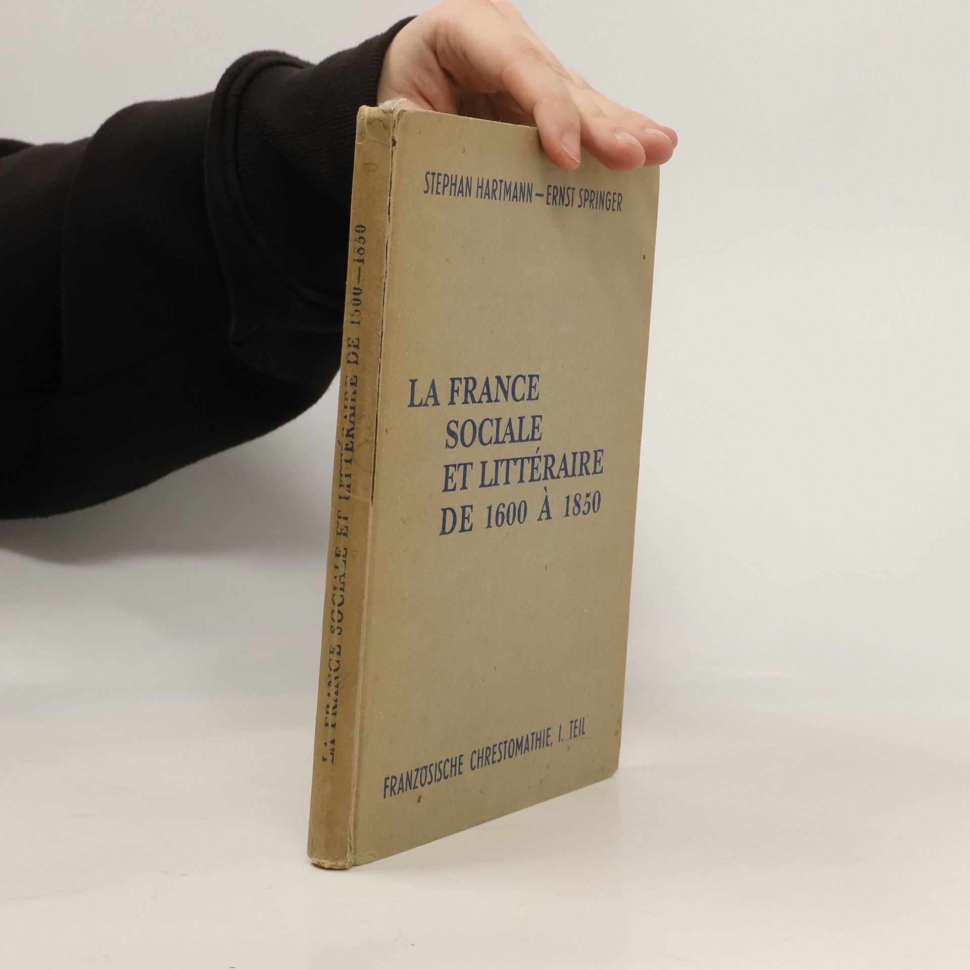 La France sociale et littéraire de 1600 à 1850