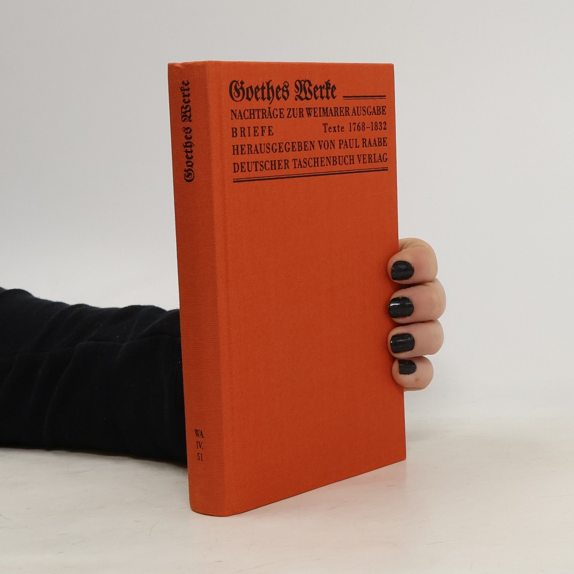 Johann Wolfgang von Goethe Goethes Werke IV. 51