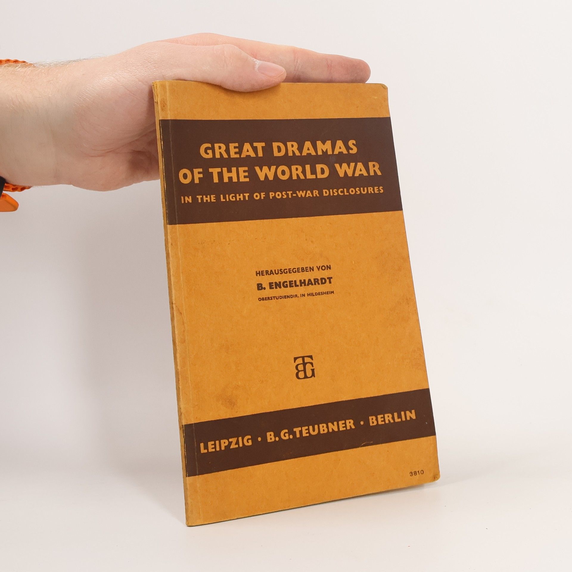 F. B. Engelhardt Great Dramas of the World War