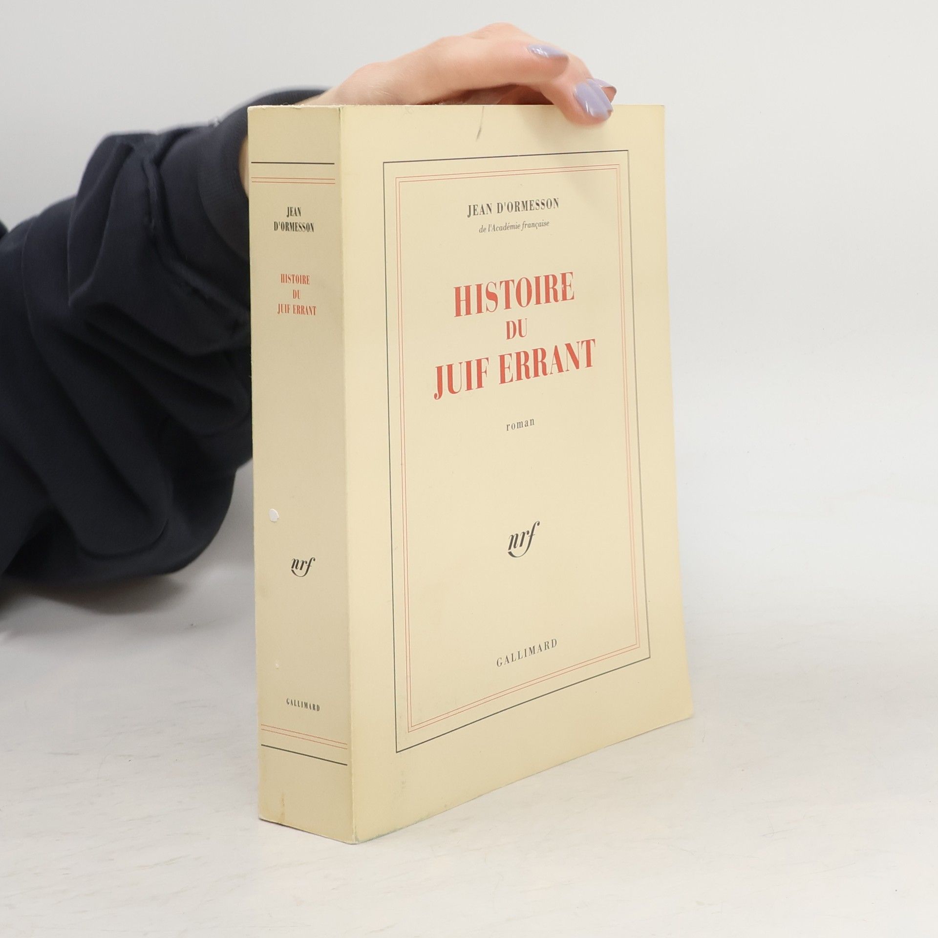 Jean d'Ormesson Histoire du Juif errant