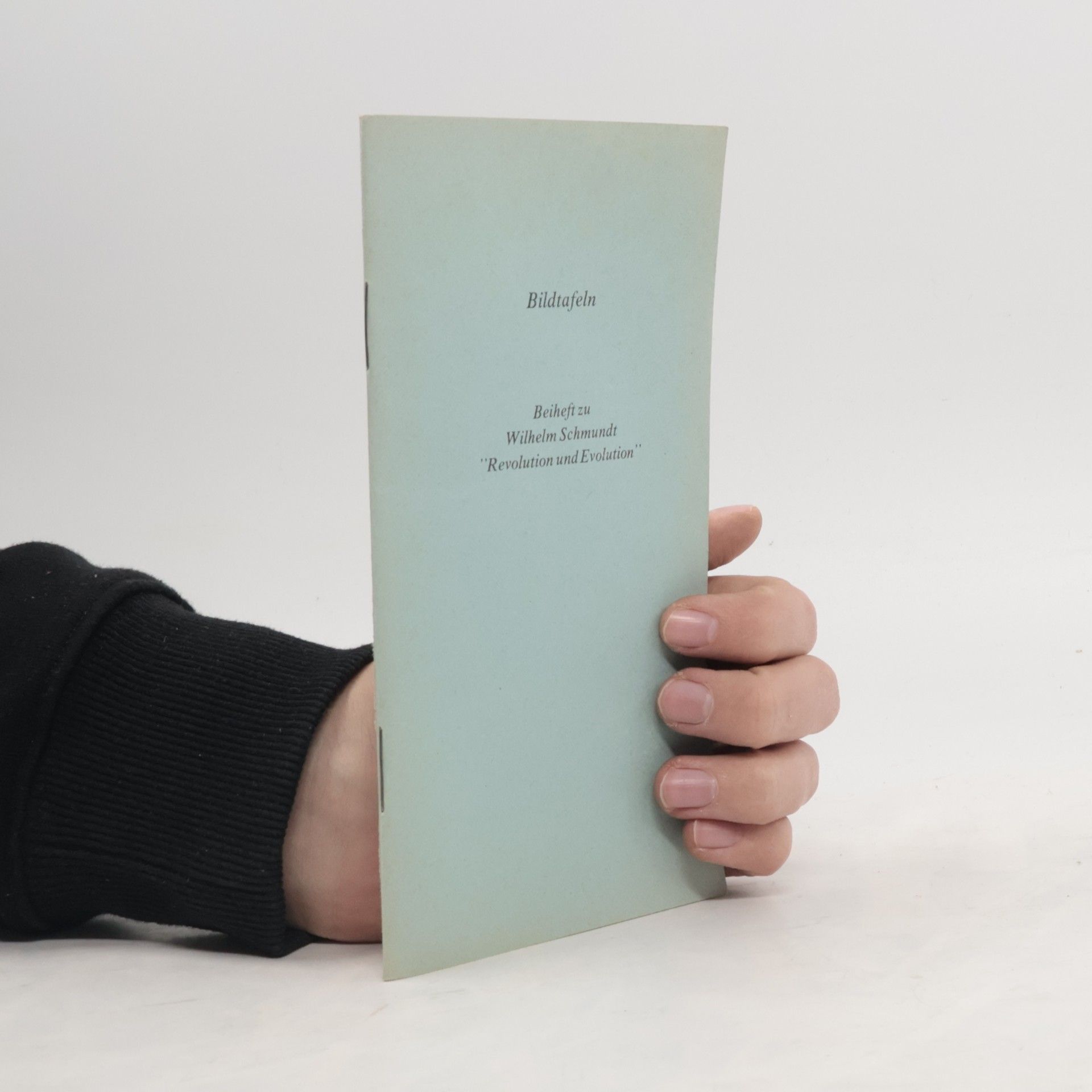Bildtafeln. Beiheft zu Wilhelm Schmundt Revolution und Evolution