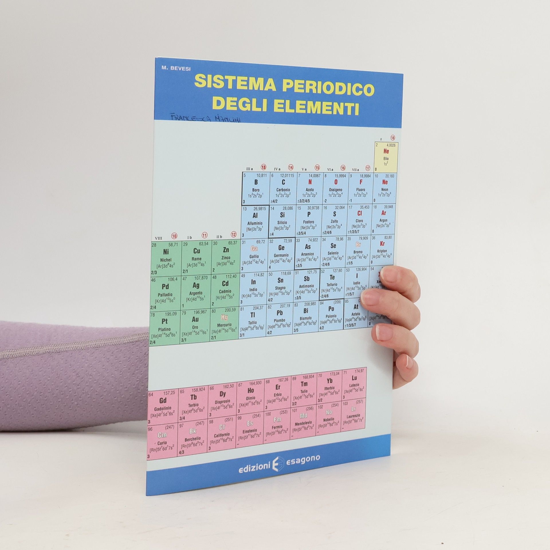 M. Bevesi Sistema periodico degli elementi. Per le scuole superiori
