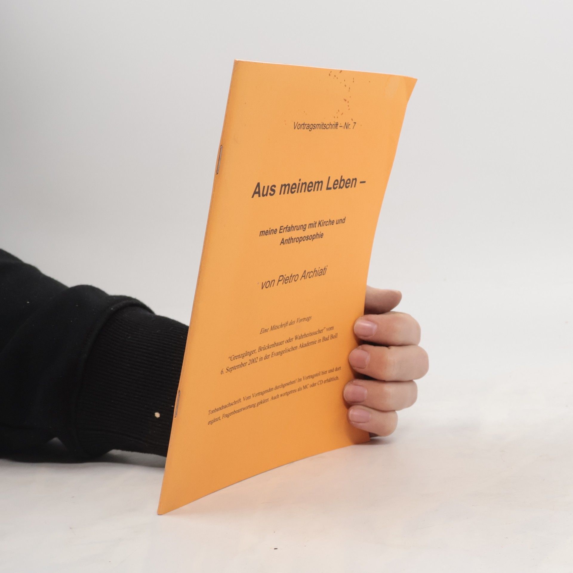 Pietro Archiati Aus meinem Leben