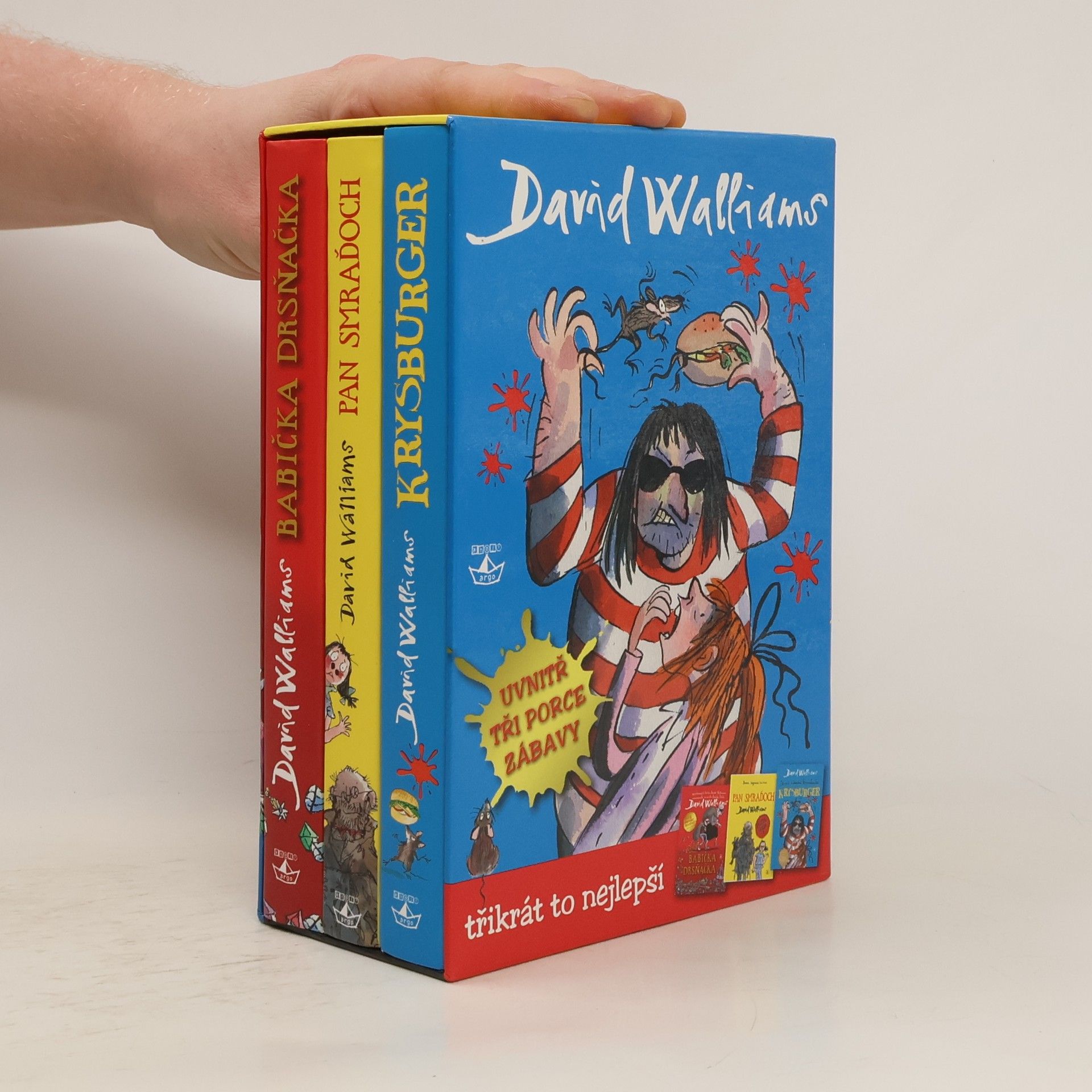 David Walliams Babička Drsňačka. Pan Smraďoch. Krysburger