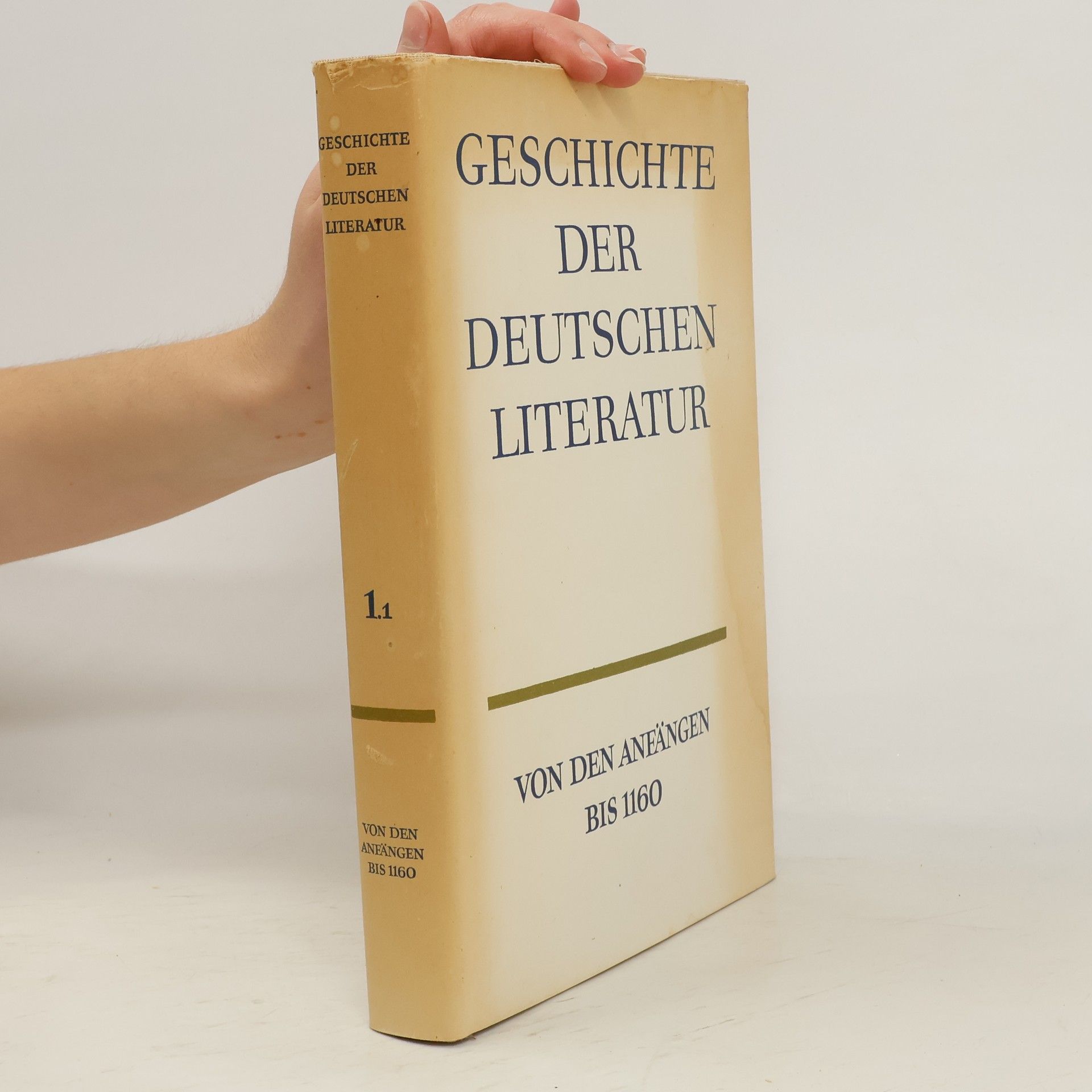 Geschichte der deutschen Literatur 1. 1