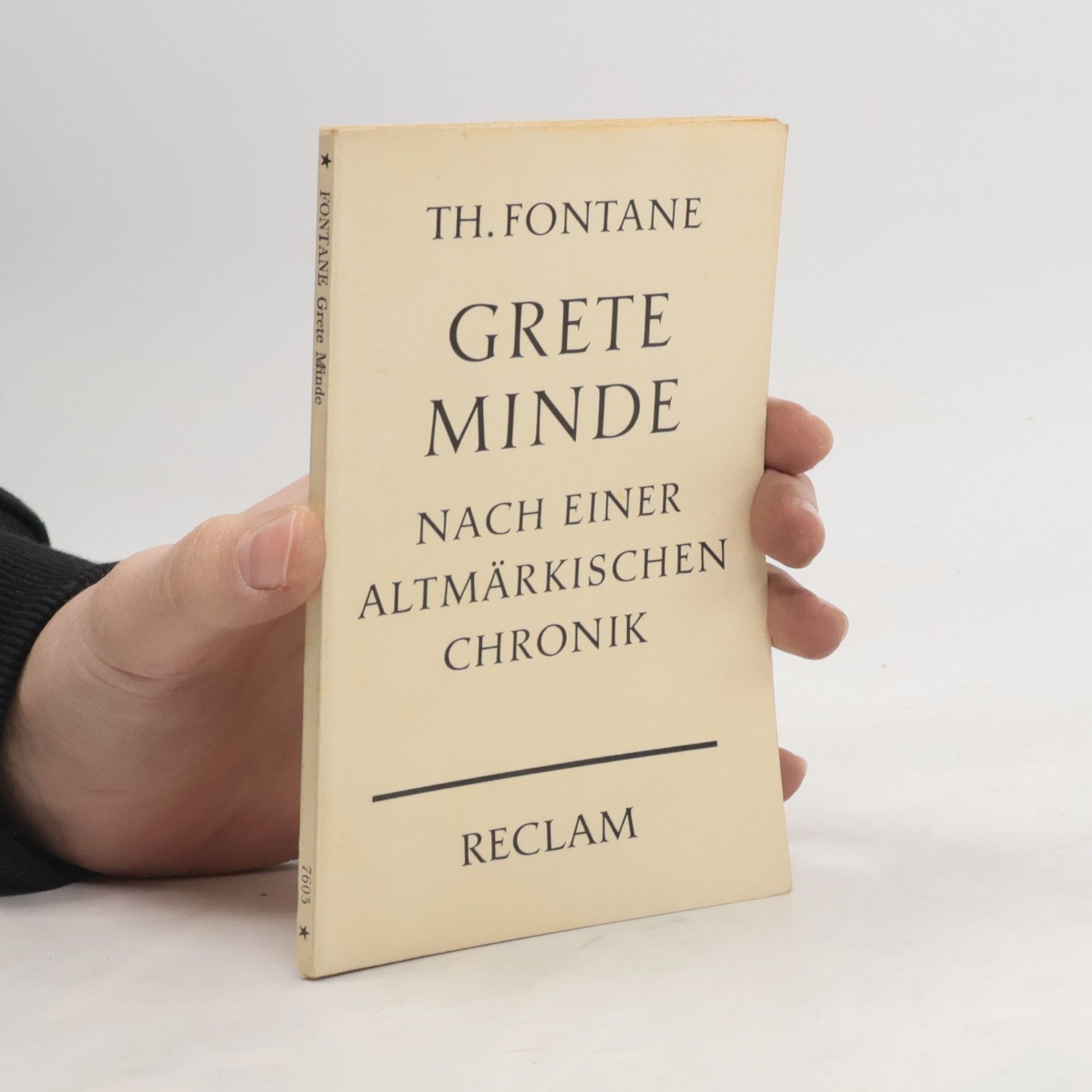 Th. Fontane Grete Minde nach einer Altmärkischen Chronik