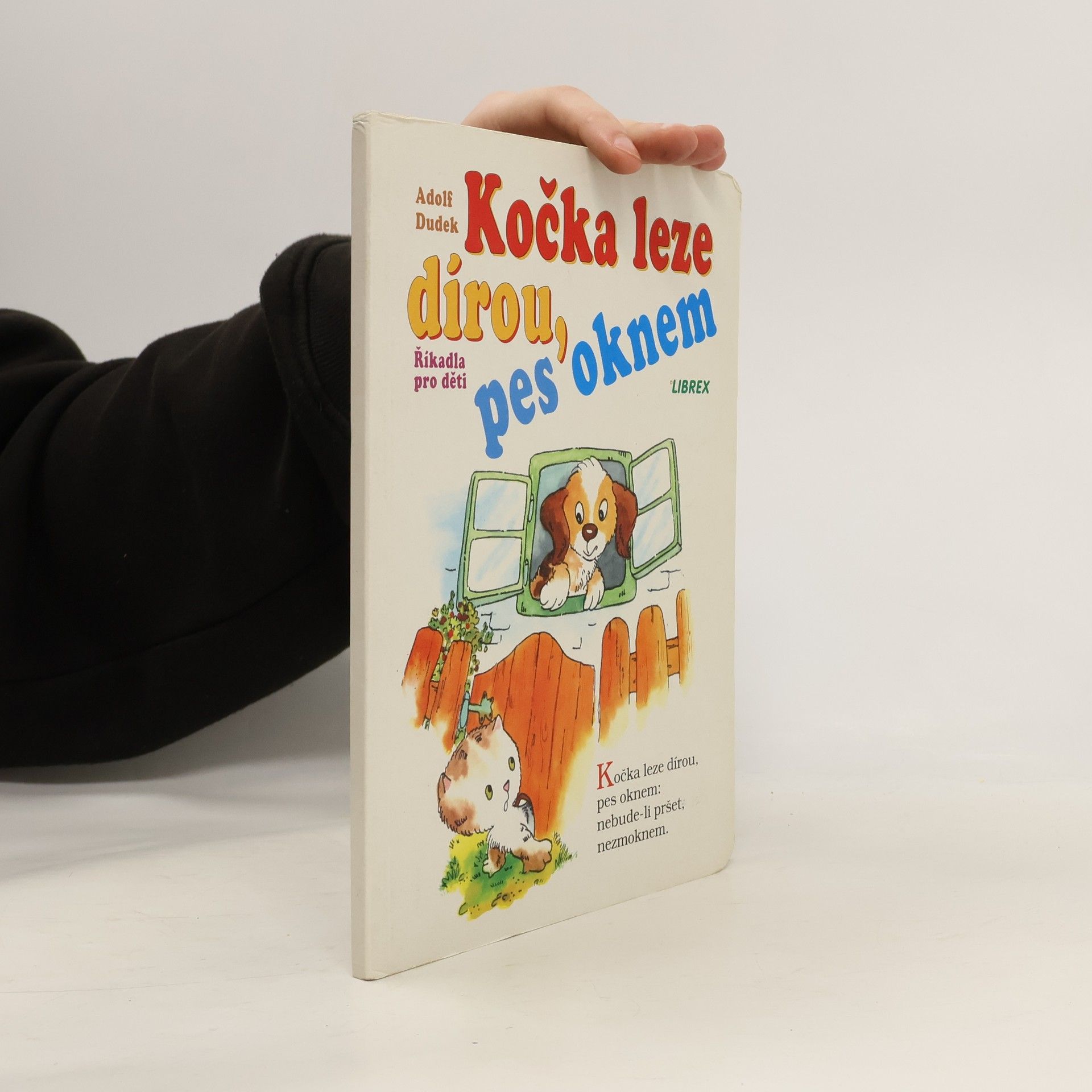 Adolf Dudek Kočka leze dírou, pes oknem : říkadla pro děti