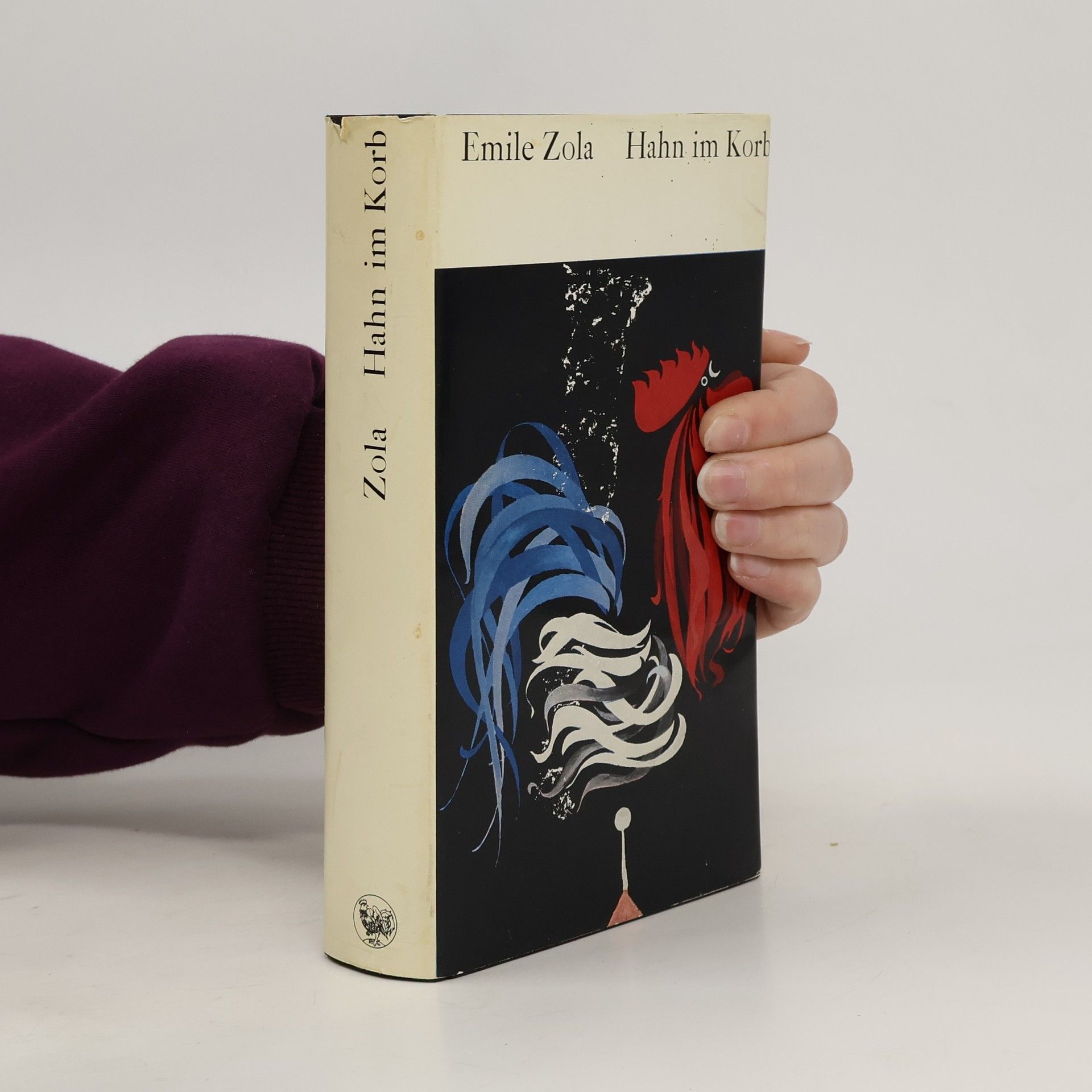 Émile Zola Hahn im Korb