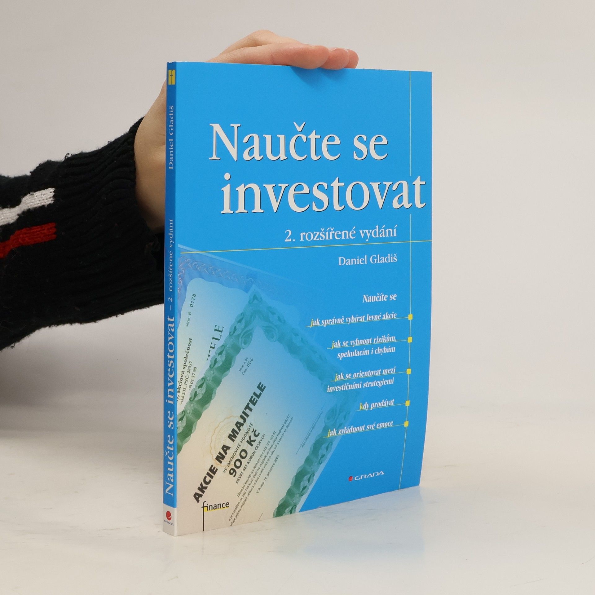 Daniel Gladiš Naučte se investovat, 2., rozšířené vydání