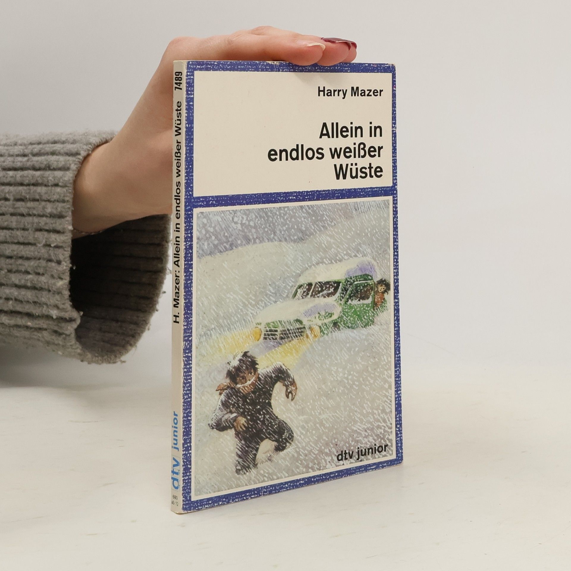 Harry Mazer Allein in endlos weißer Wüste