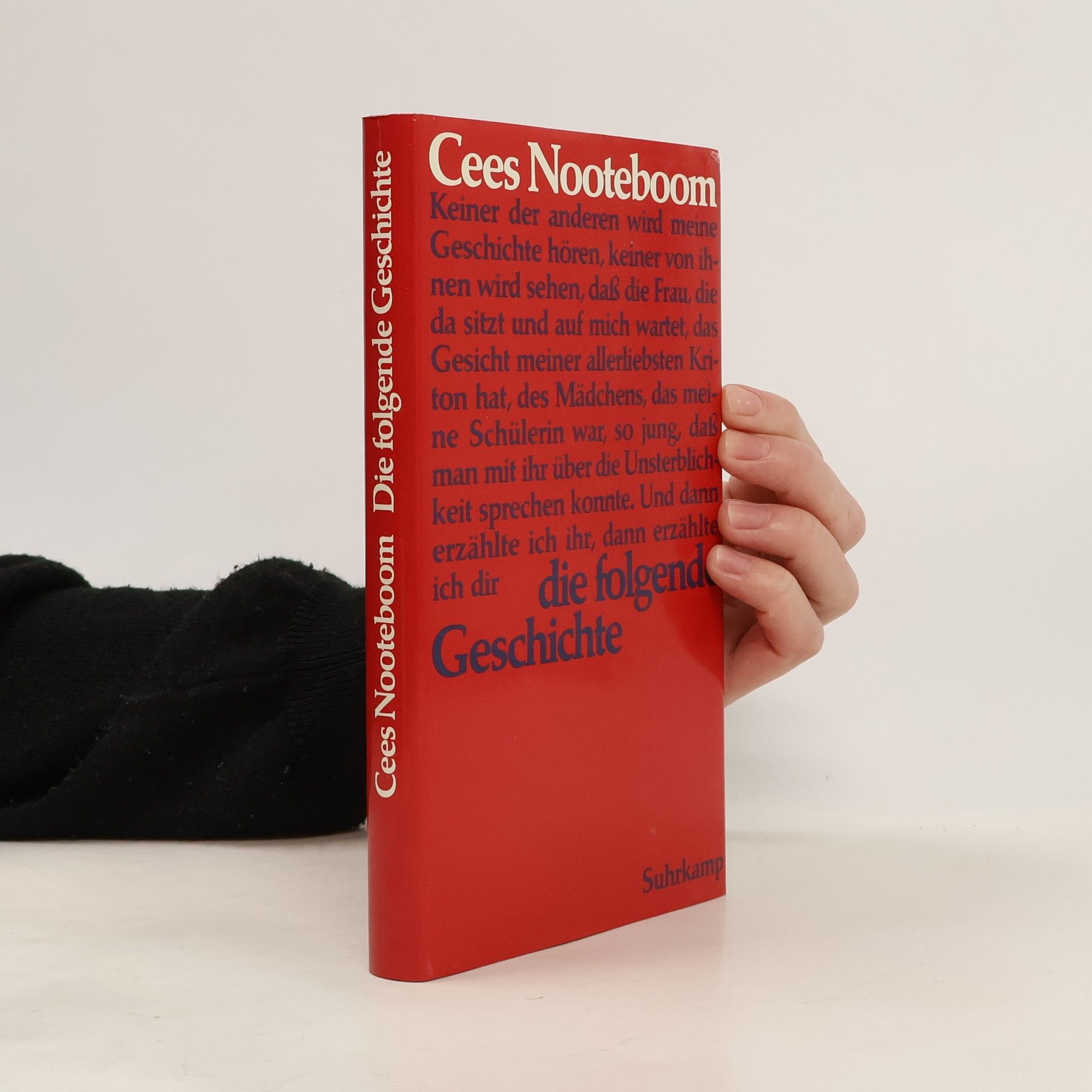 Cees Nooteboom Die folgende Geschichte