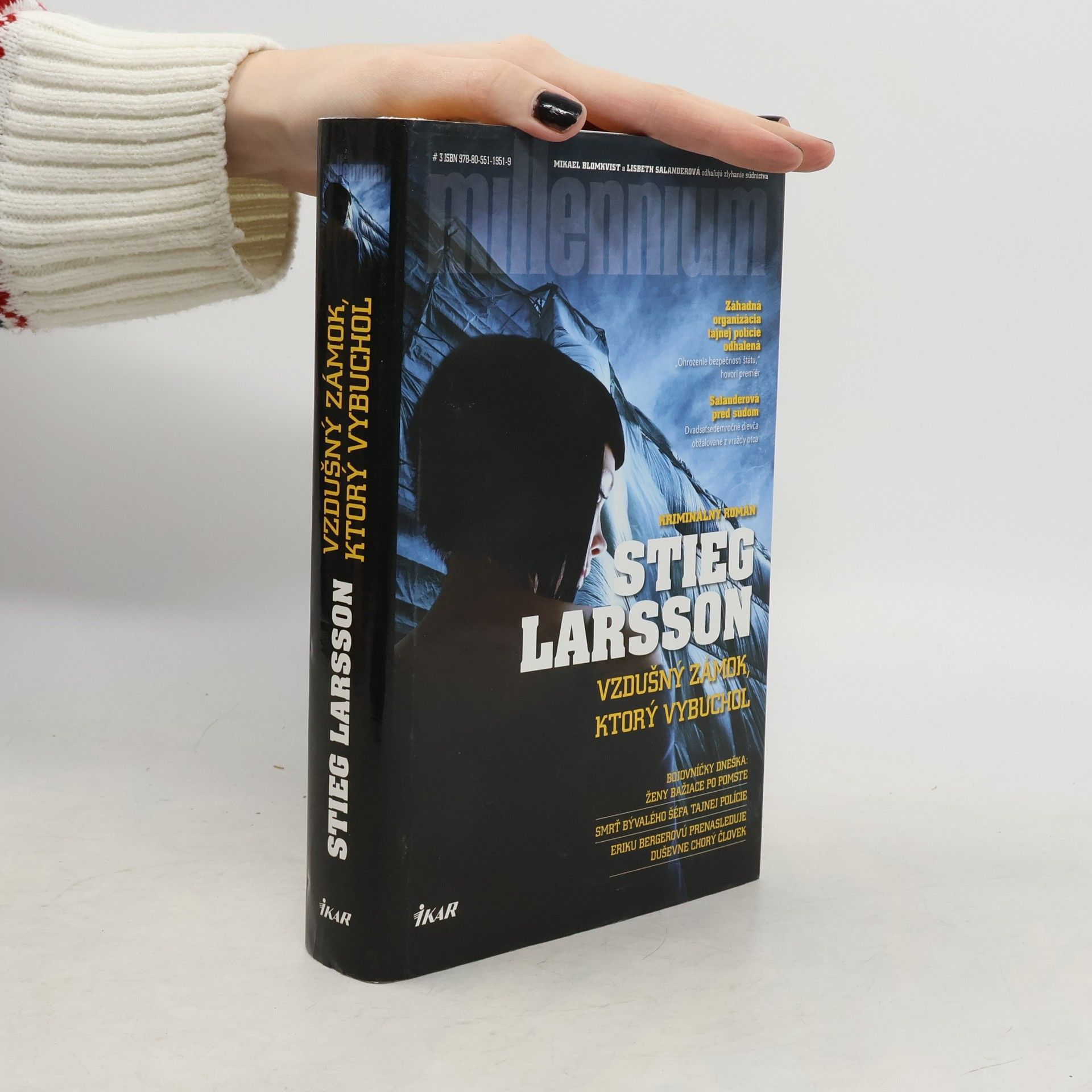 Stieg Larsson Vzdušný zámok, ktorý vybuchol