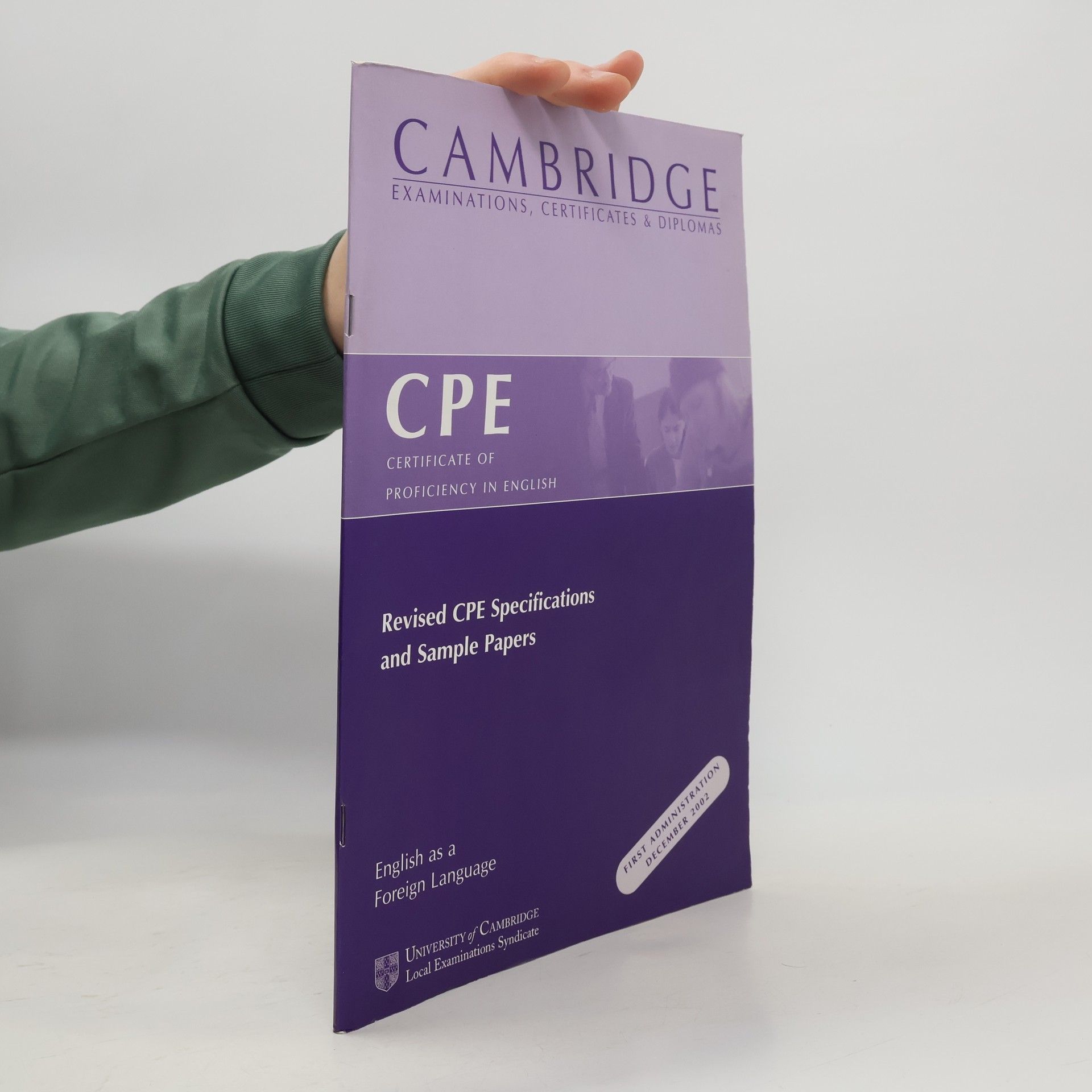 AA.VV. Revised CPE Specifications and Sample Papers