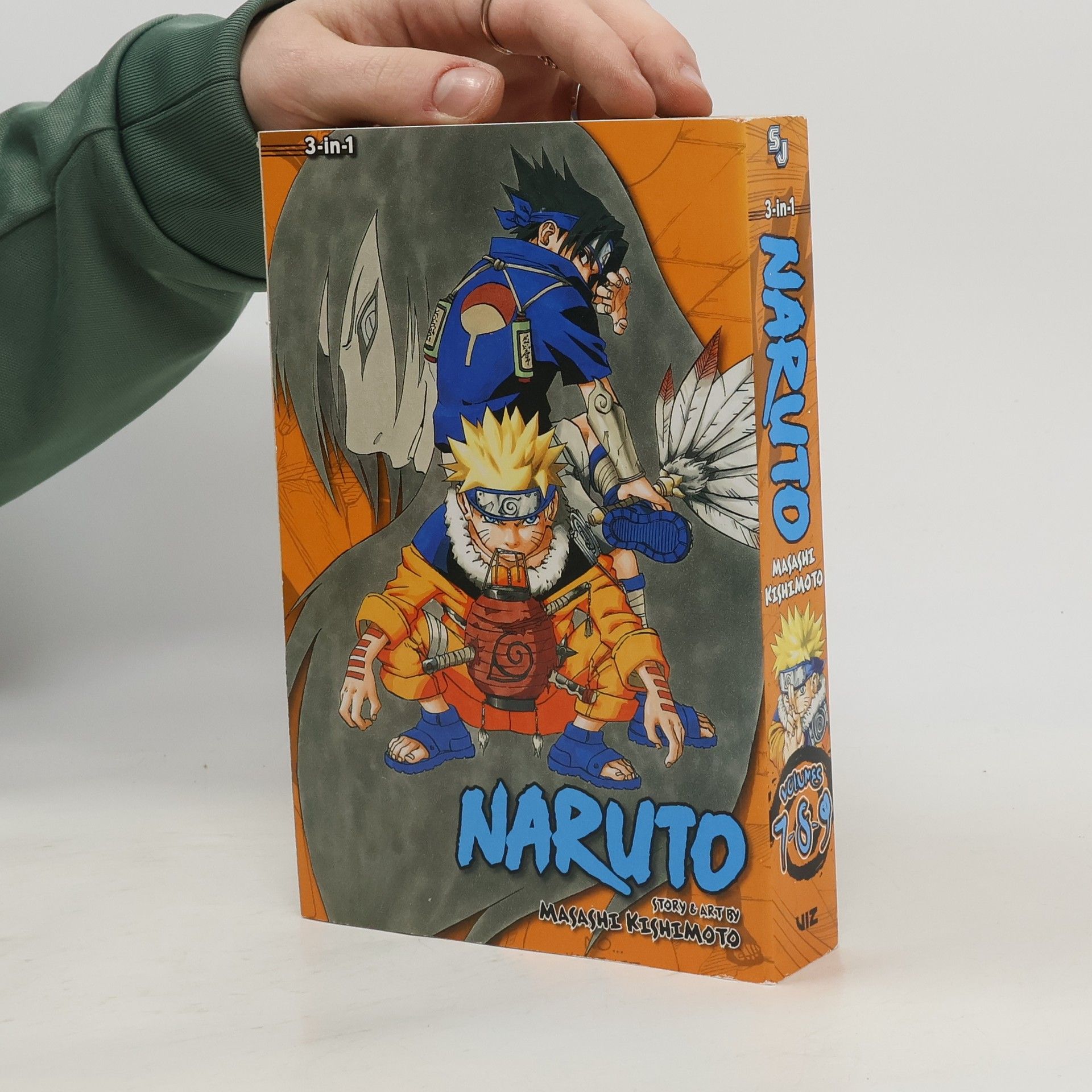 Masashi Kishimoto Naruto (3-in-1 Edition), Vol. 3