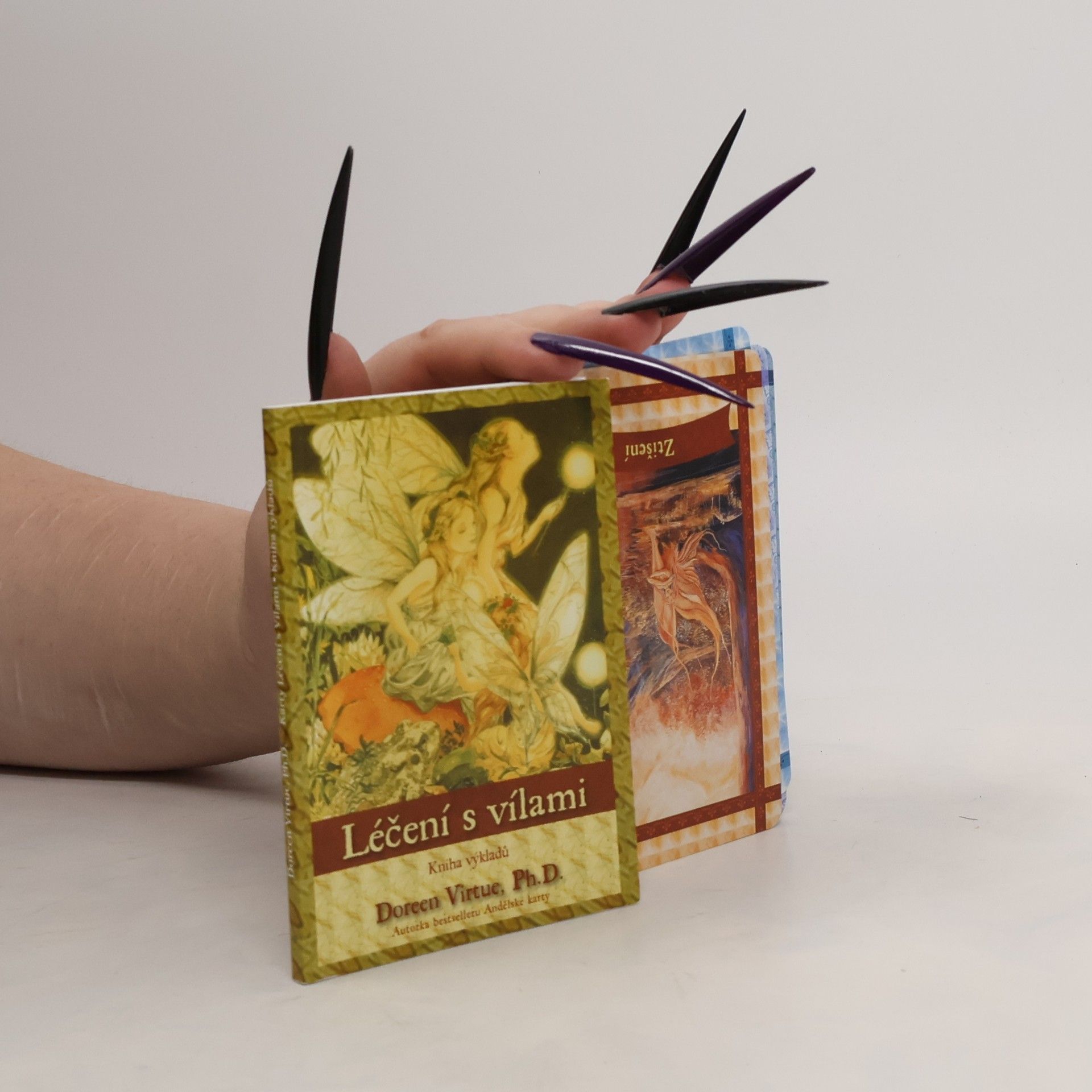 Doreen Virtue Léčení s vílami. Kniha a 44 karet