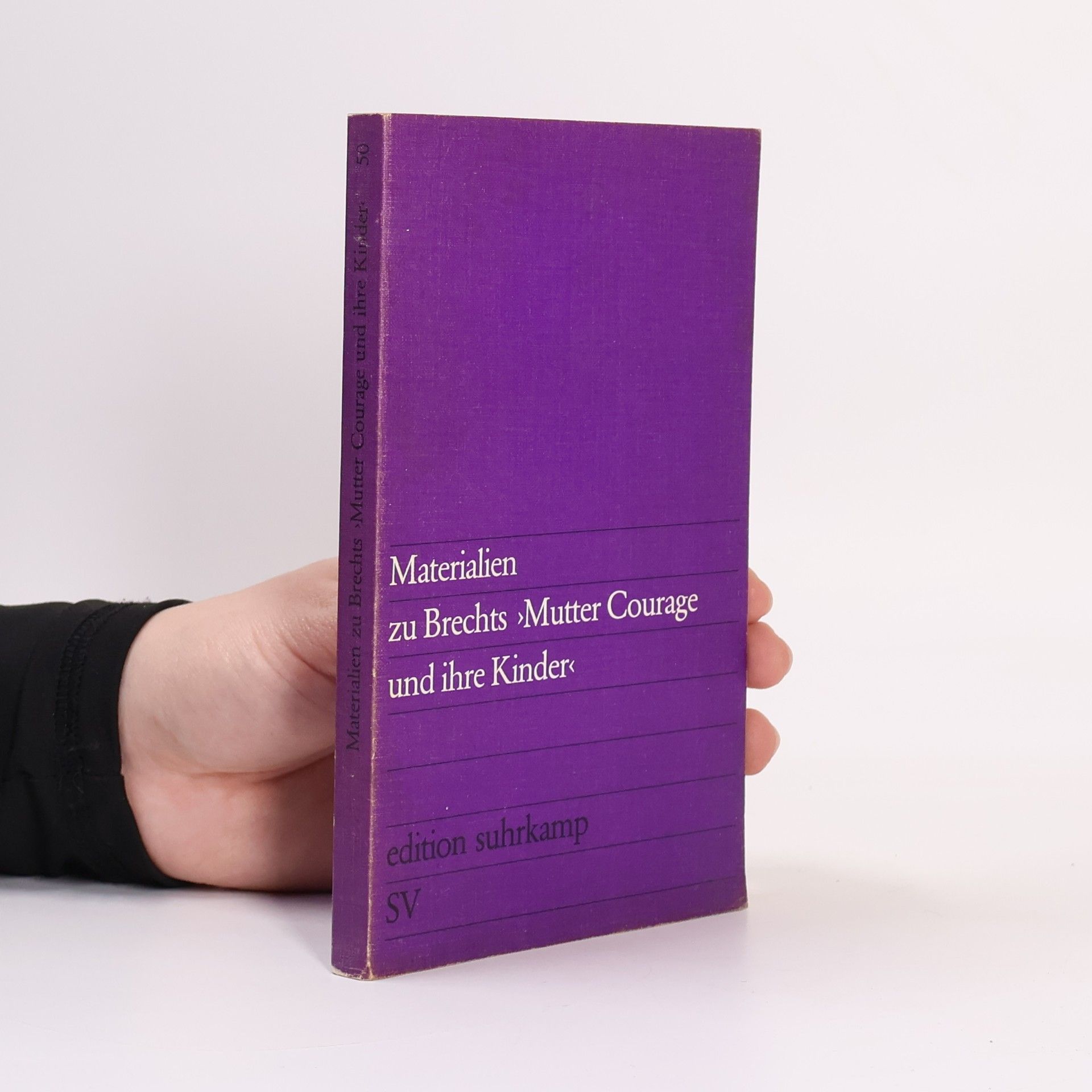 Bertolt Brecht Materialien Zu Brechts "Mutter Courage und Ihre Kinder."