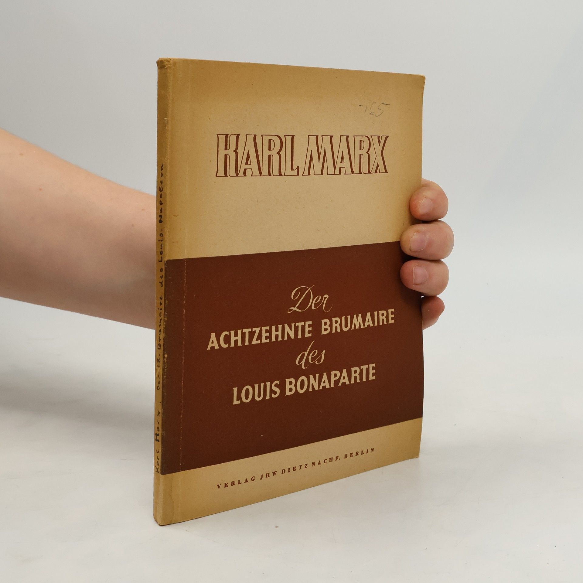 Der Achtzehnte Brumaire des Louis Bonaparte