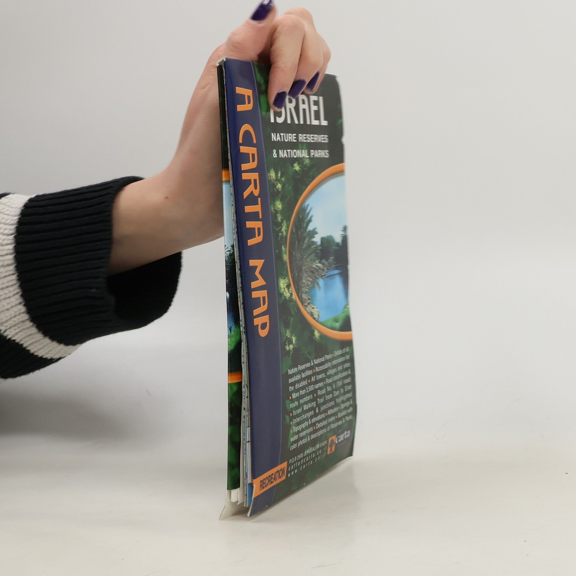 AA.VV. Carta Map: Map of Israel Nature Reserves