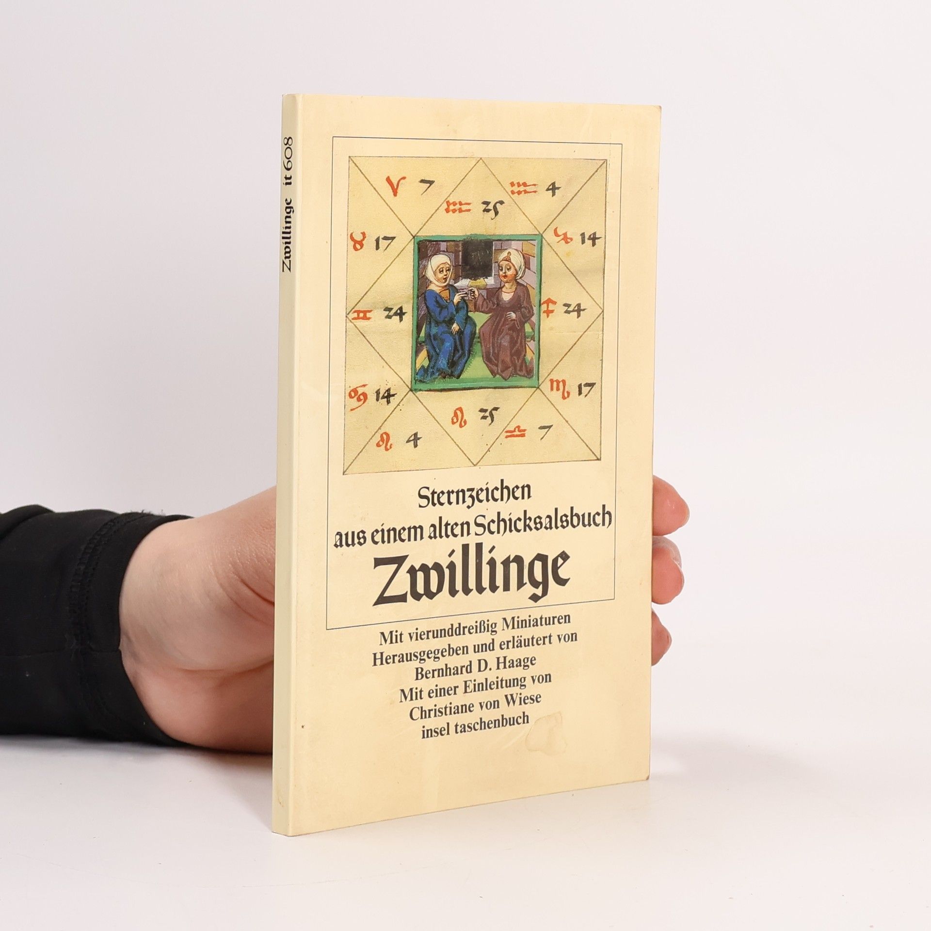 Sternzeichen aus einem alten Schicksalsbuch