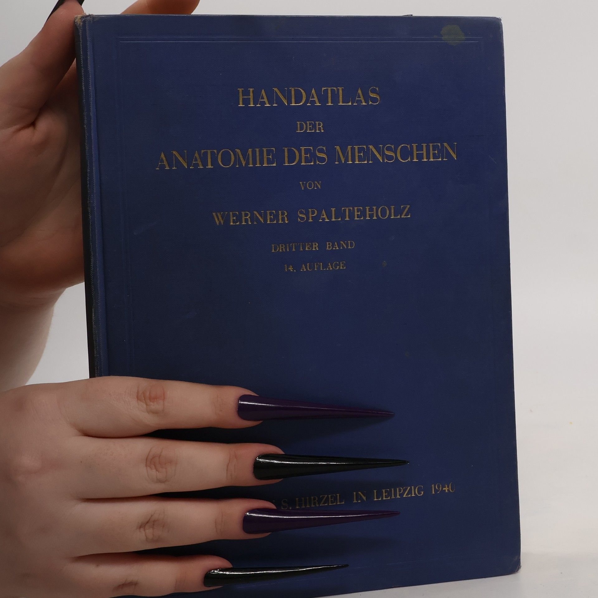 Werner Spalteholz Handatlas der Anatomie des Menschen 3