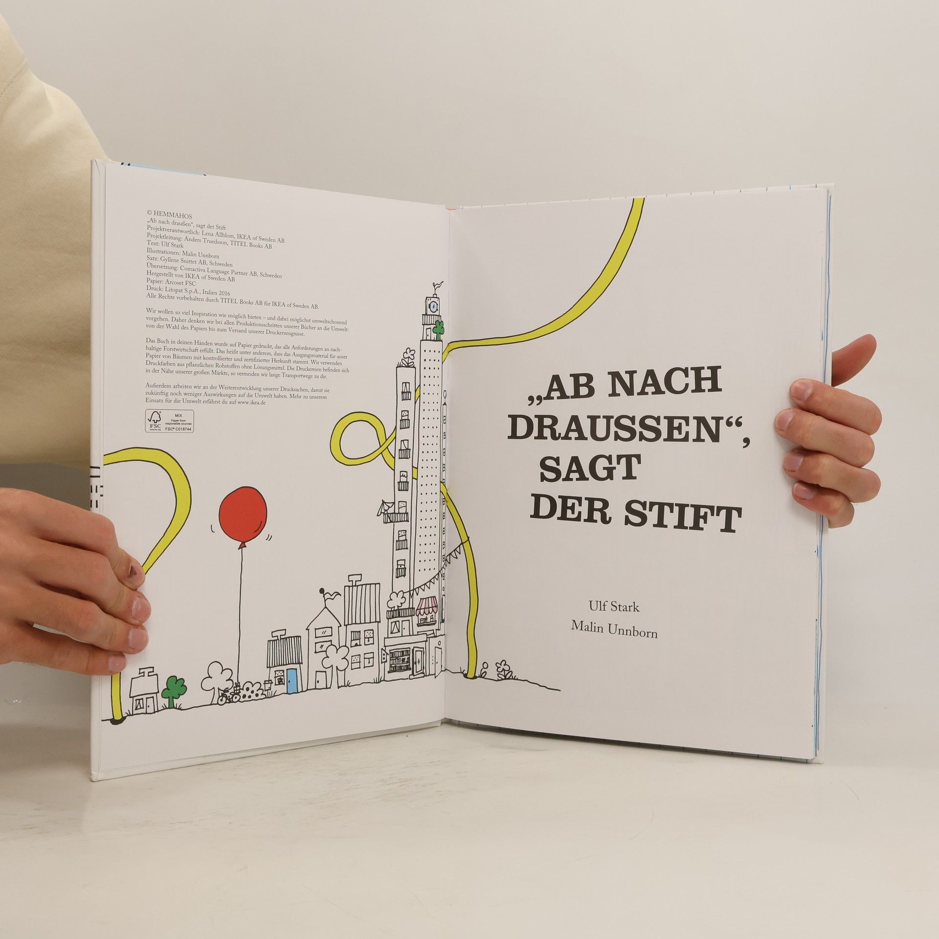 Ulf Stark "Ab nach draussen" Sagt der Stift