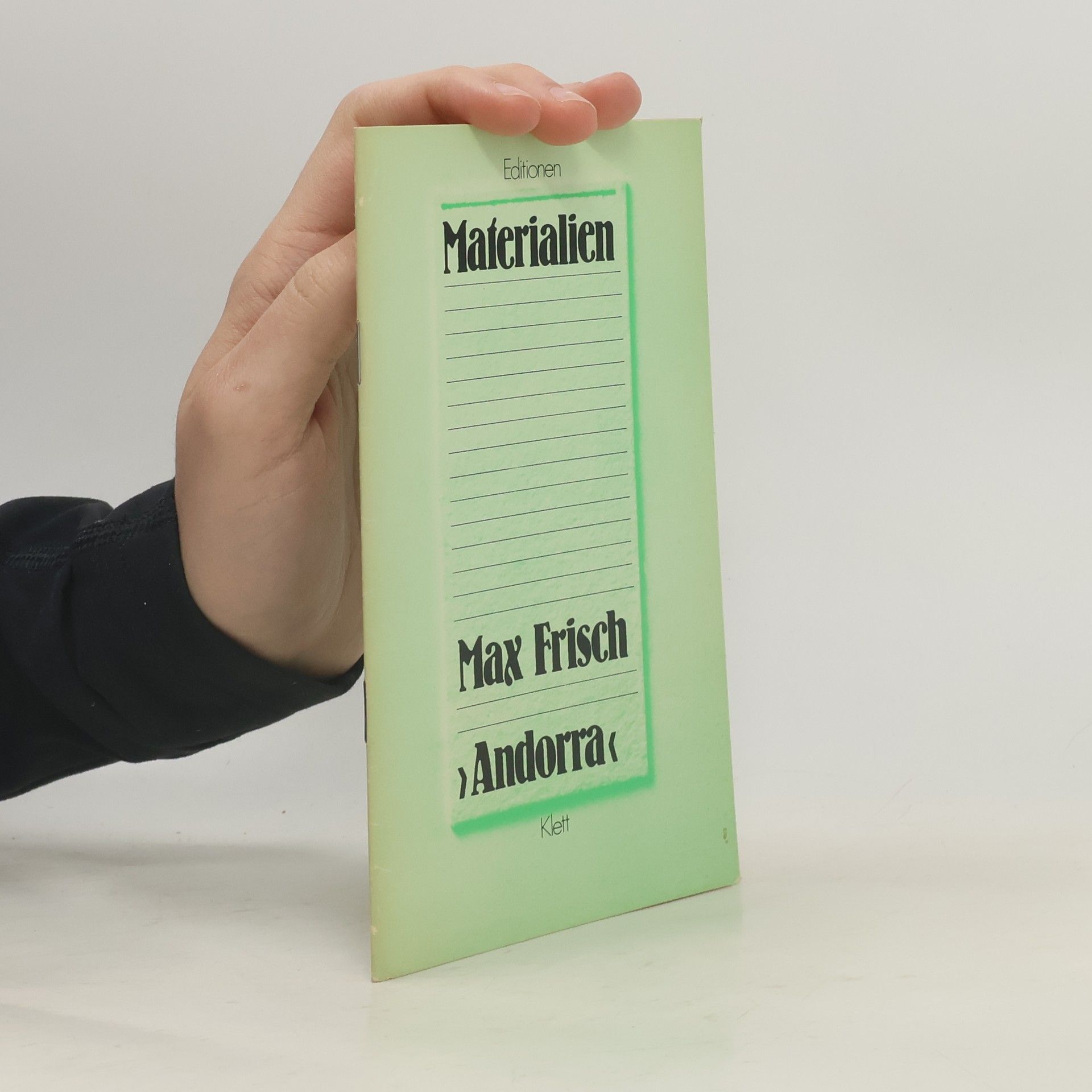 Eberhard Hermes Materialien Max Frisch. Andorra