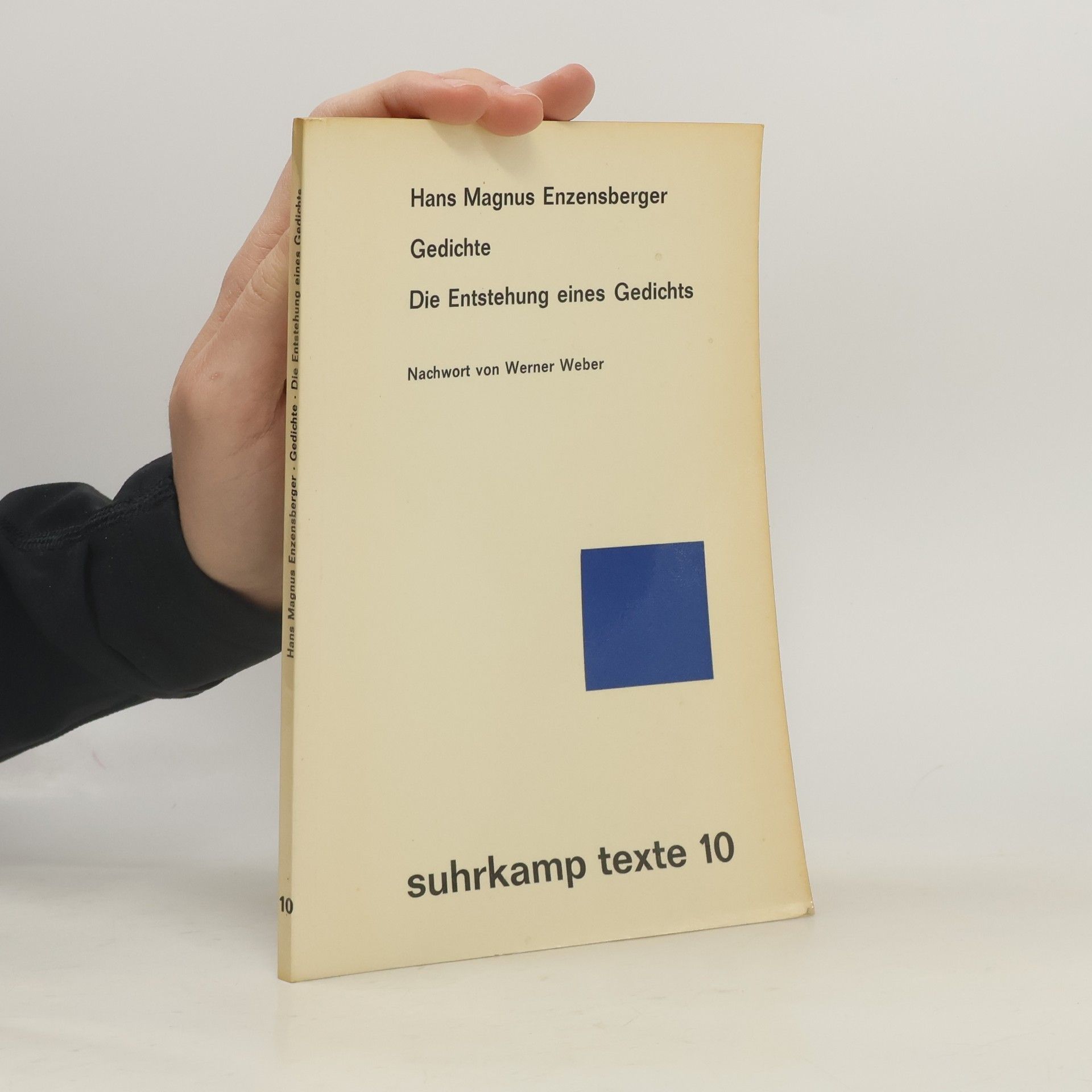 Hans Magnus Enzensberger Gedichte; Die Entstehung eines Gedichts