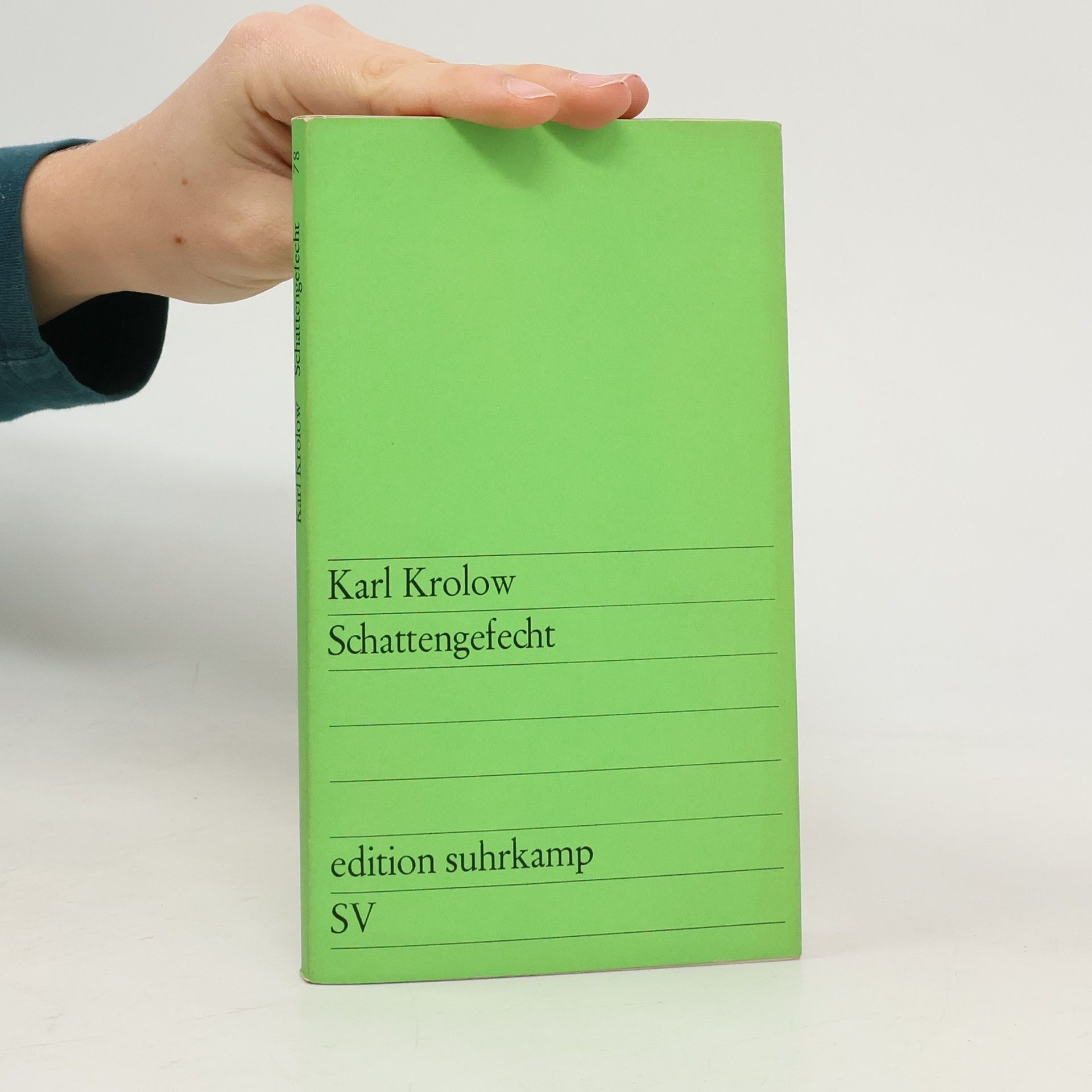 Karl Krolow Schattengefecht