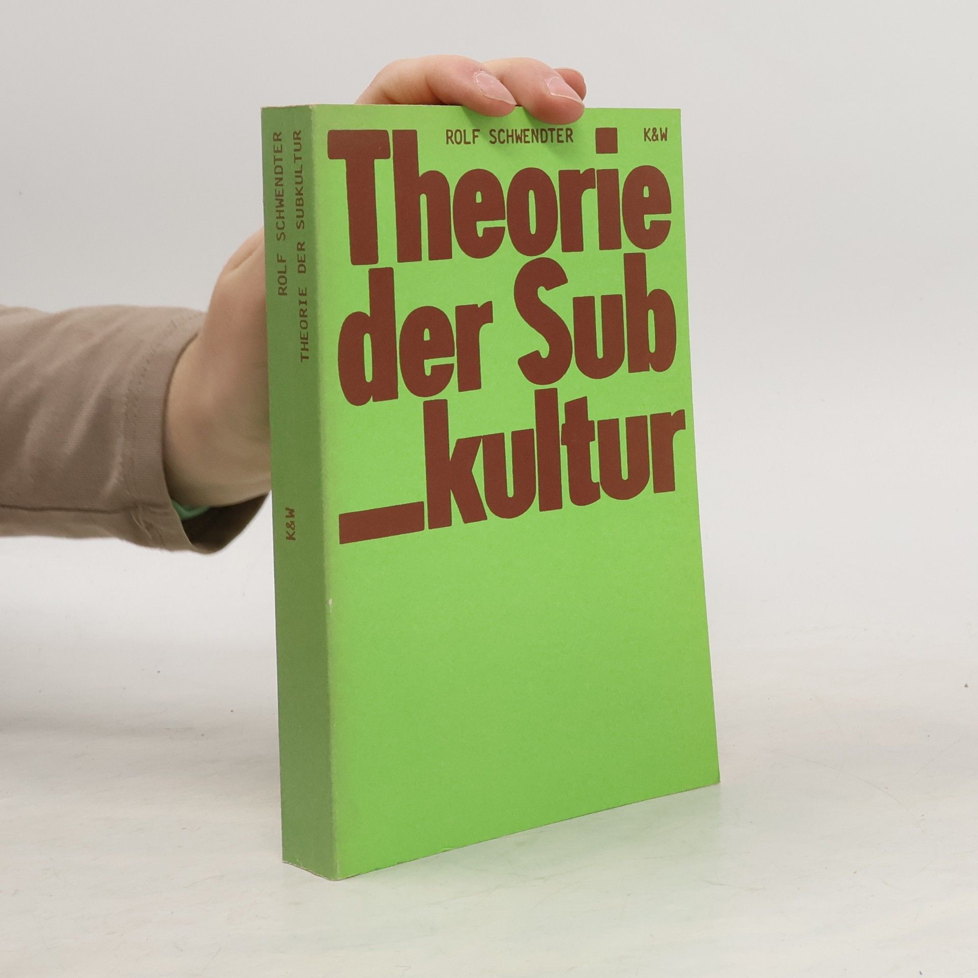 Rolf Schwendter Theorie der Subkultur